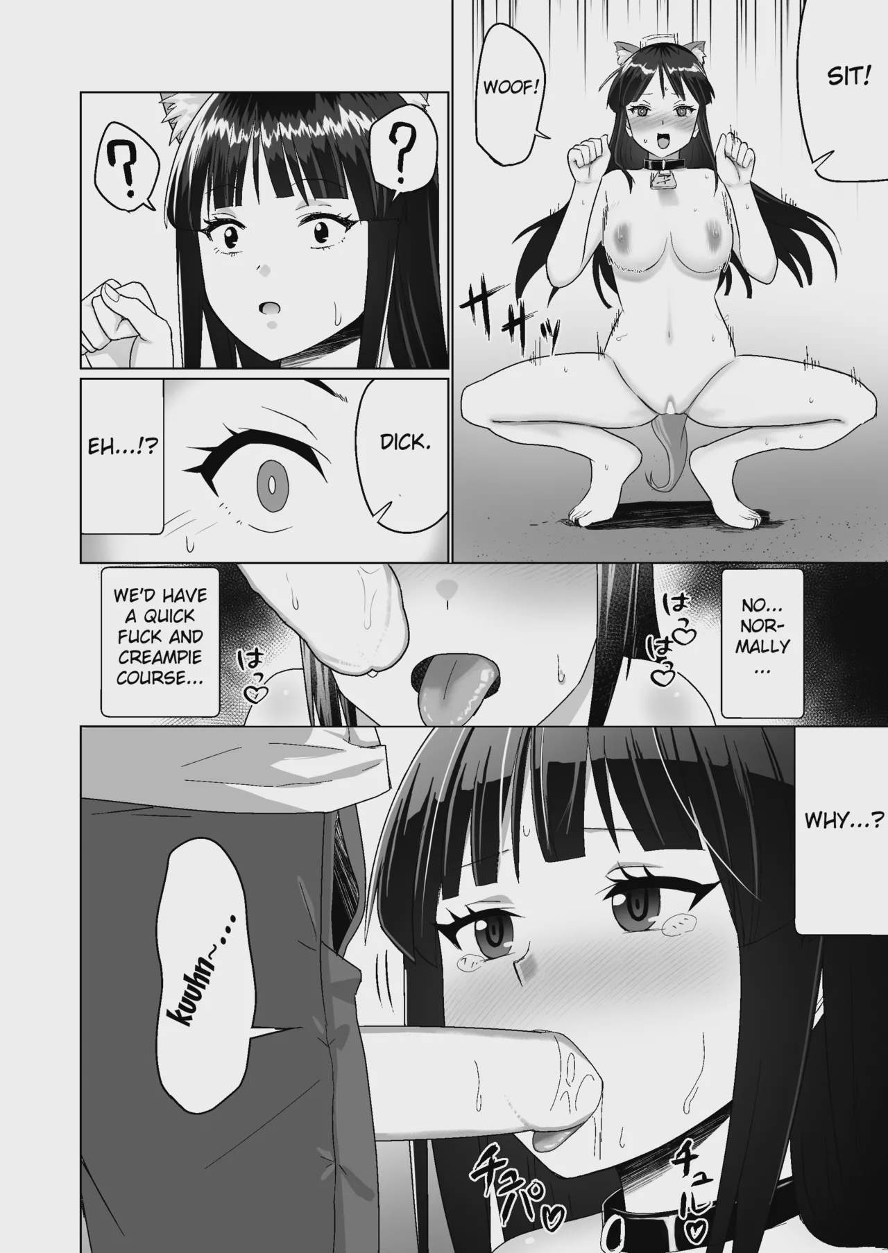 Art by citrus - Tagged netorare, deepthroat, unusual_pupils, kemonomimi, apron, tail_plug, mind_control, x-ray, nakadashi, dog_girl, impregnation, petplay, ahegao, blowjob, anal, citrus, collar, fingering, squirting