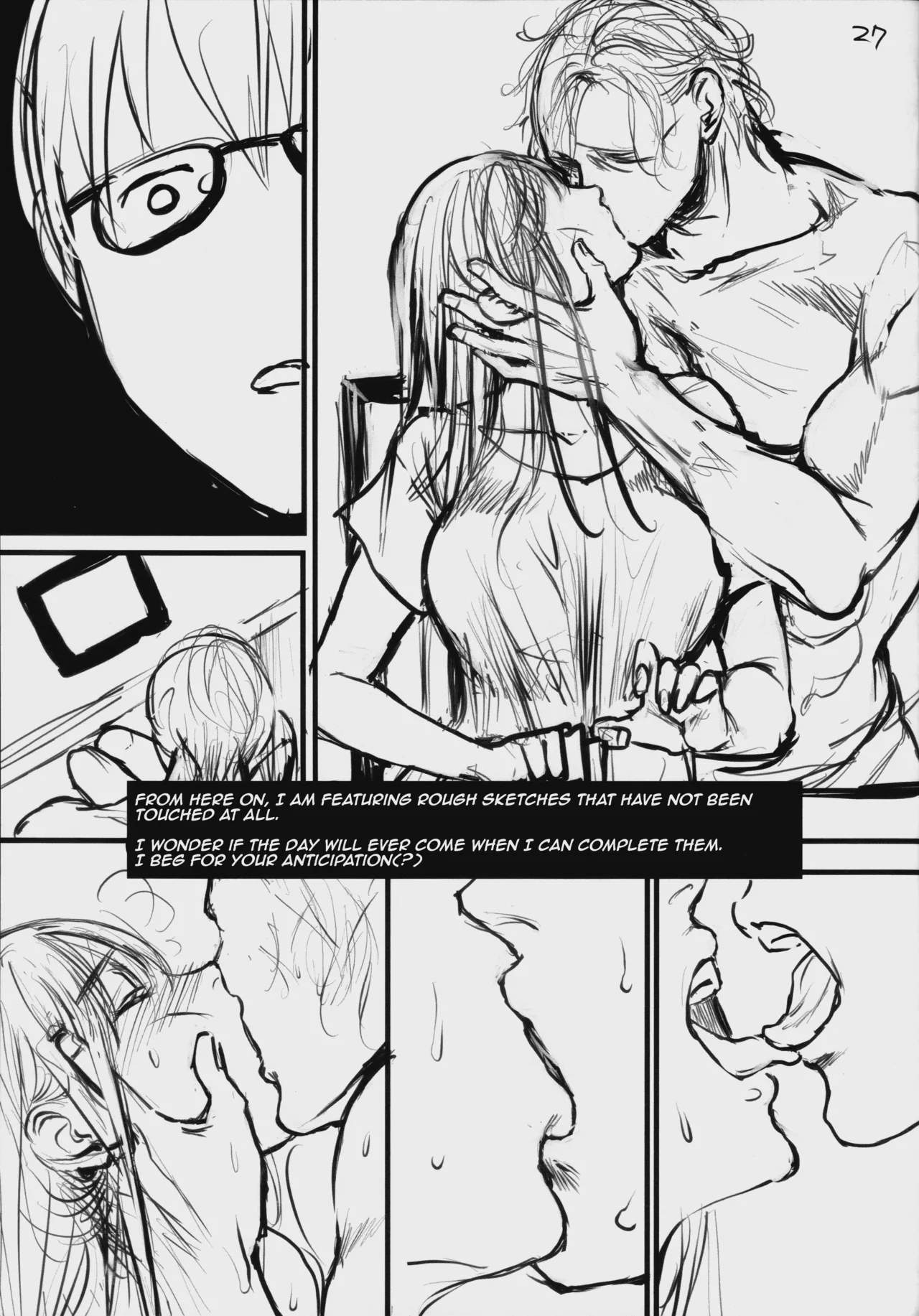 Art by ten, flieger - Tagged sweating, dark_skin, ahegao, big_breasts, blowjob, filming, muscle, netorare, flieger, sole_female, ten