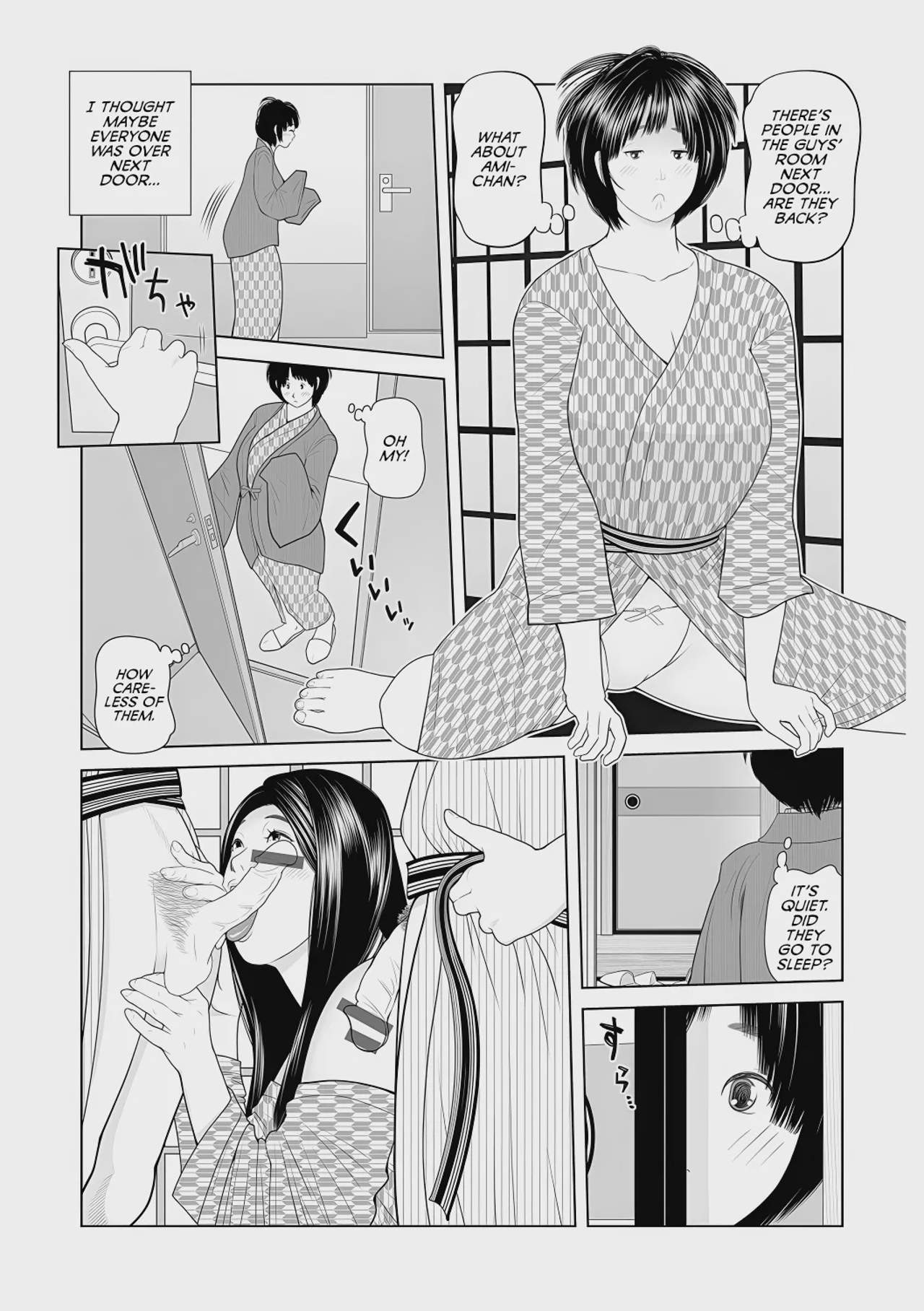 Art by akari_kyousuke - Tagged paizuri, blowjob, big_nipples, incest, cheating, pregnant, masturbation, daughter, akari_kyousuke, pixie_cut, netorare, big_breasts, kissing, inverted_nipples, milf, mother, big_penis, nakadashi, handjob