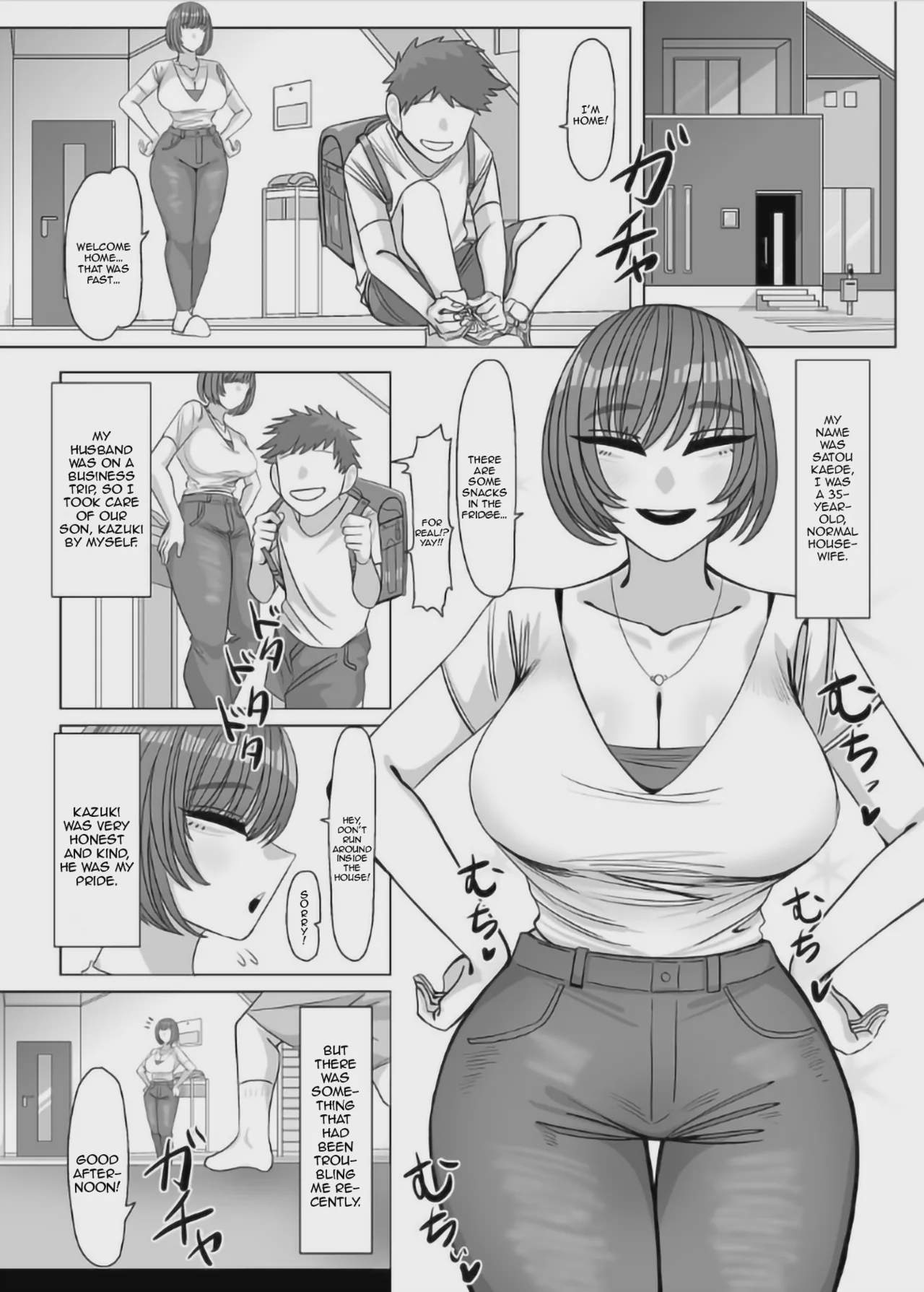 Art by  - Tagged netorare, x-ray, closed_eyes, nakadashi, milf, sole_female, big_penis, smalldom, ahegao, shaved_head, sole_male, cheating, big_breasts, mind_break