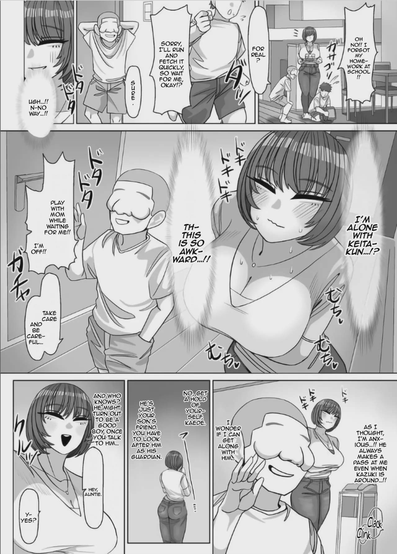 Art by  - Tagged netorare, x-ray, closed_eyes, nakadashi, milf, sole_female, big_penis, smalldom, ahegao, shaved_head, sole_male, cheating, big_breasts, mind_break