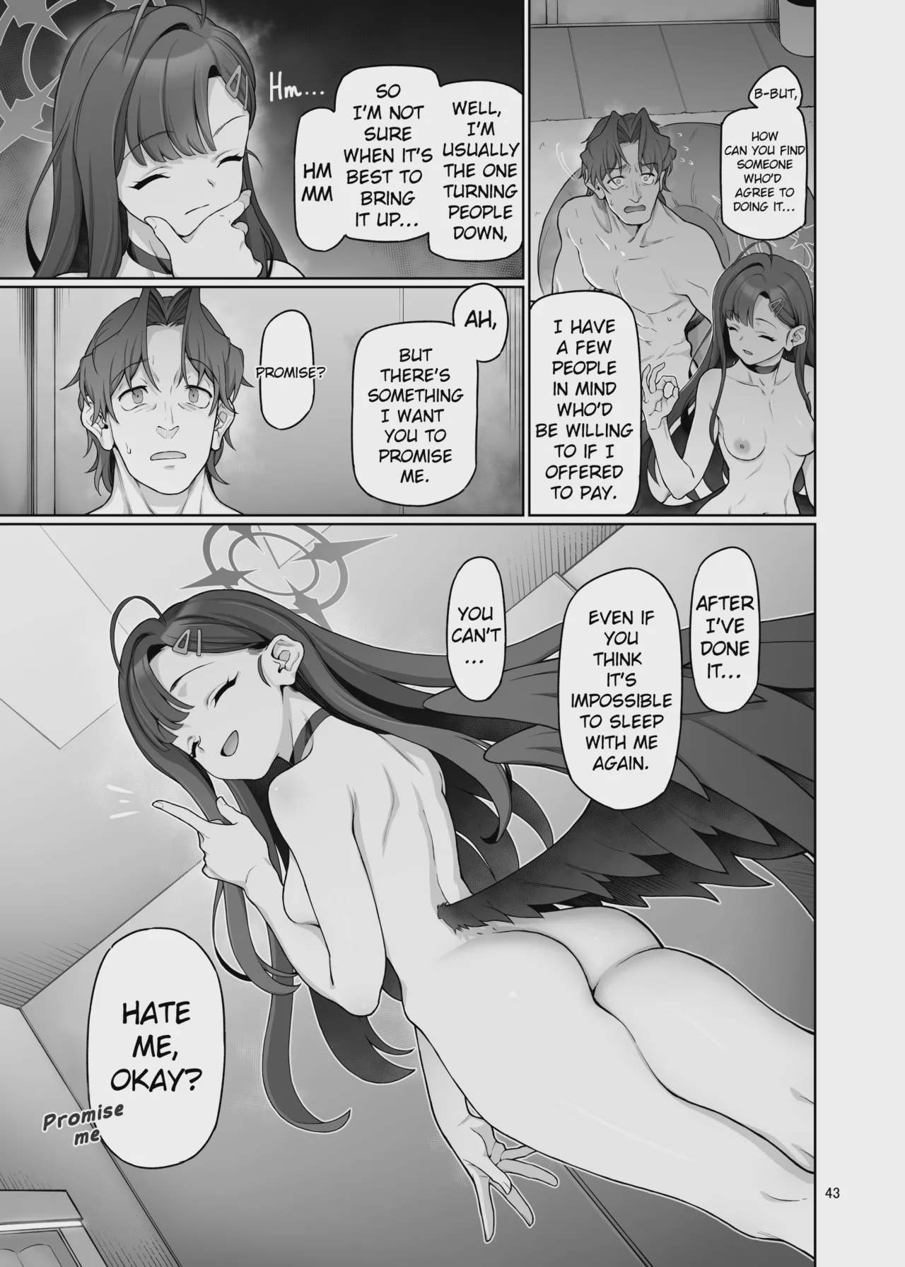 Art by aya_shachou, gokusaishiki - Tagged filming, collar, wings, aya_shachou, netorase, bbm, voyeurism, halo, netorare, sole_female, closed_eyes, furry, gokusaishiki, wolf_boy, pig_man, schoolgirl_uniform