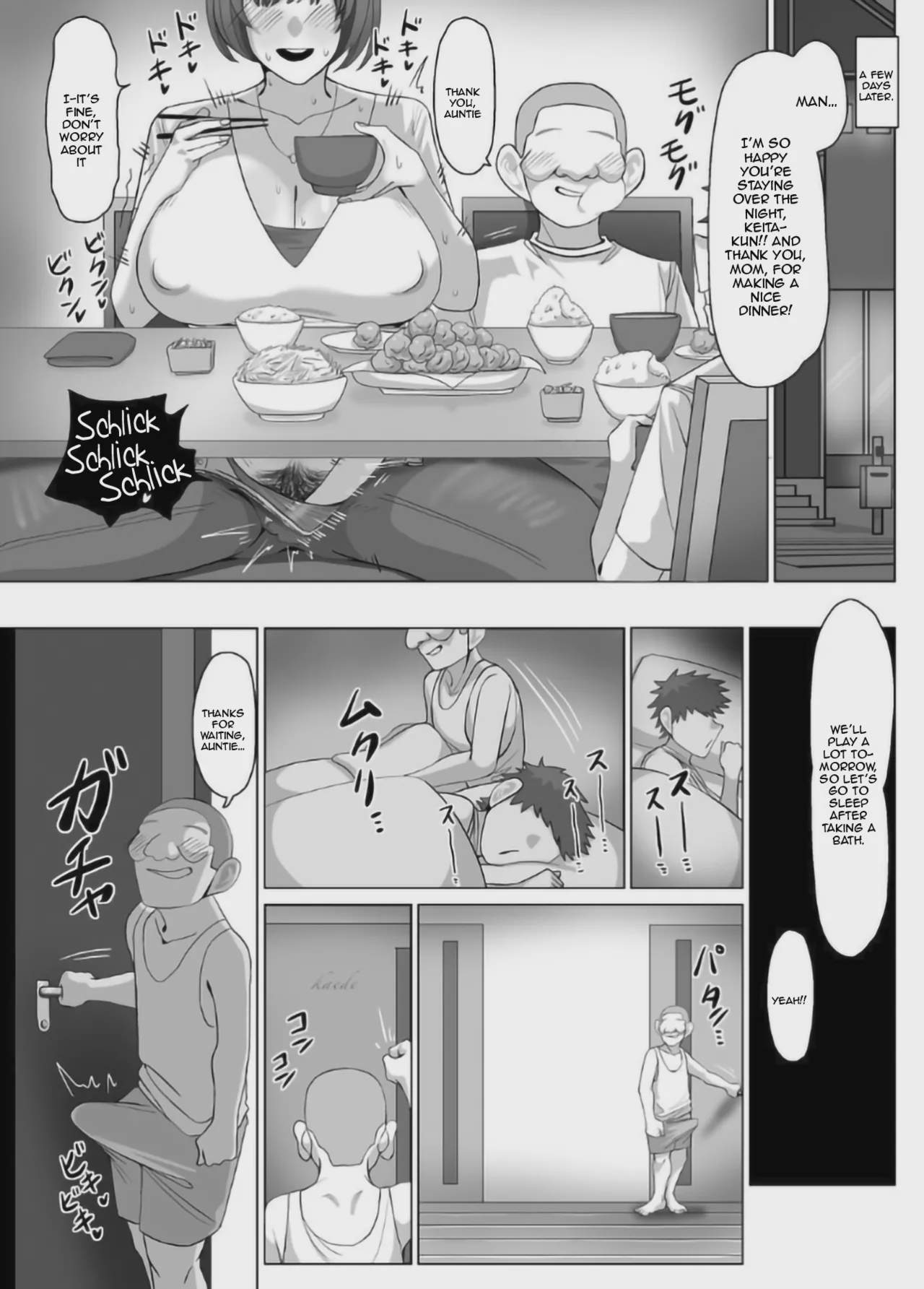 Art by  - Tagged netorare, x-ray, closed_eyes, nakadashi, milf, sole_female, big_penis, smalldom, ahegao, shaved_head, sole_male, cheating, big_breasts, mind_break