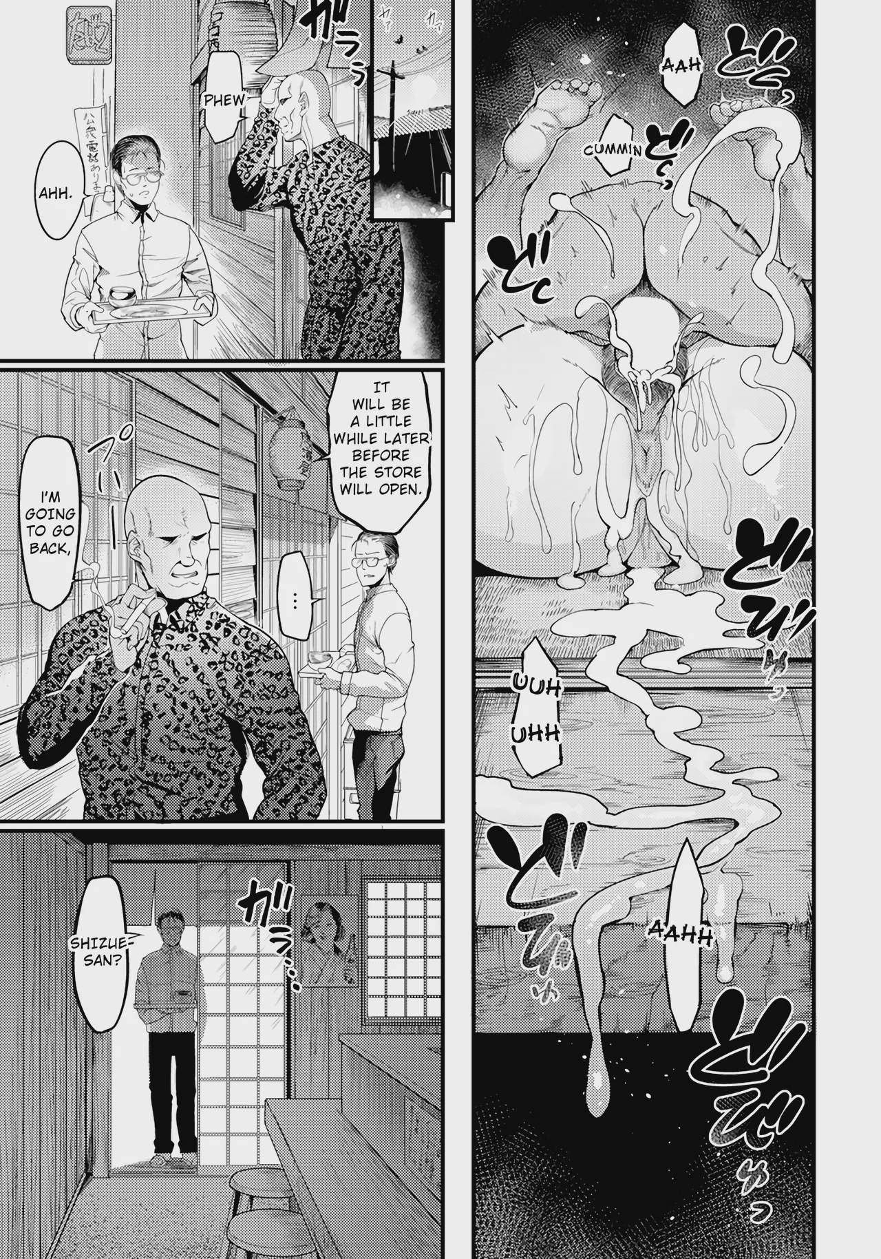 Art by remu - Tagged cheating, nakadashi, remu, huge_breasts, bald, netorare, big_breasts, glasses, crying, big_areolae, sole_male, milf, large_tattoo, sole_female, big_ass, bbw, rape, prostitution