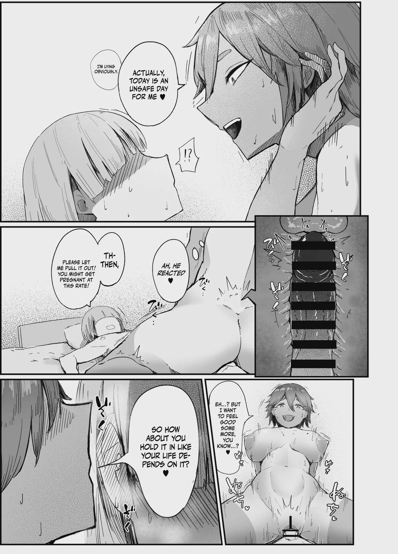 Art by abara-kun, rokkotsu-san - Tagged tall_girl, sole_female, abara-kun, hidden_sex, big_ass, x-ray, big_breasts, tanlines, big_penis, deepthroat, netorare, pixie_cut, femdom, cheating, nakadashi, rokkotsu-san, eye-covering_bang, beauty_mark, ahegao, blowjob_face, tomboy, blowjob, sole_male, condom