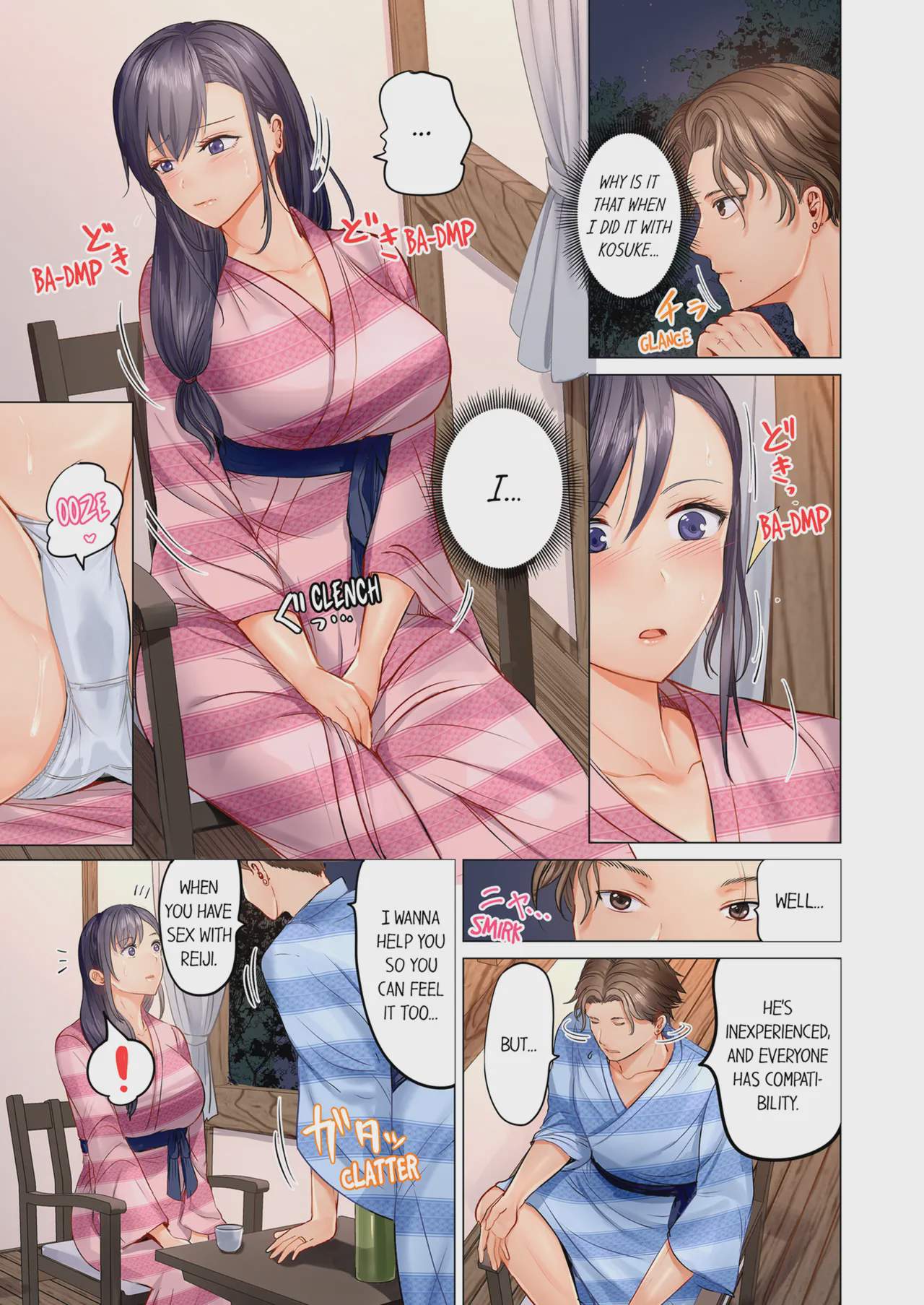 Art by peter_mitsuru - Tagged kimono, netorare, glasses, netorase, big_breasts, peter_mitsuru, swinging, milf