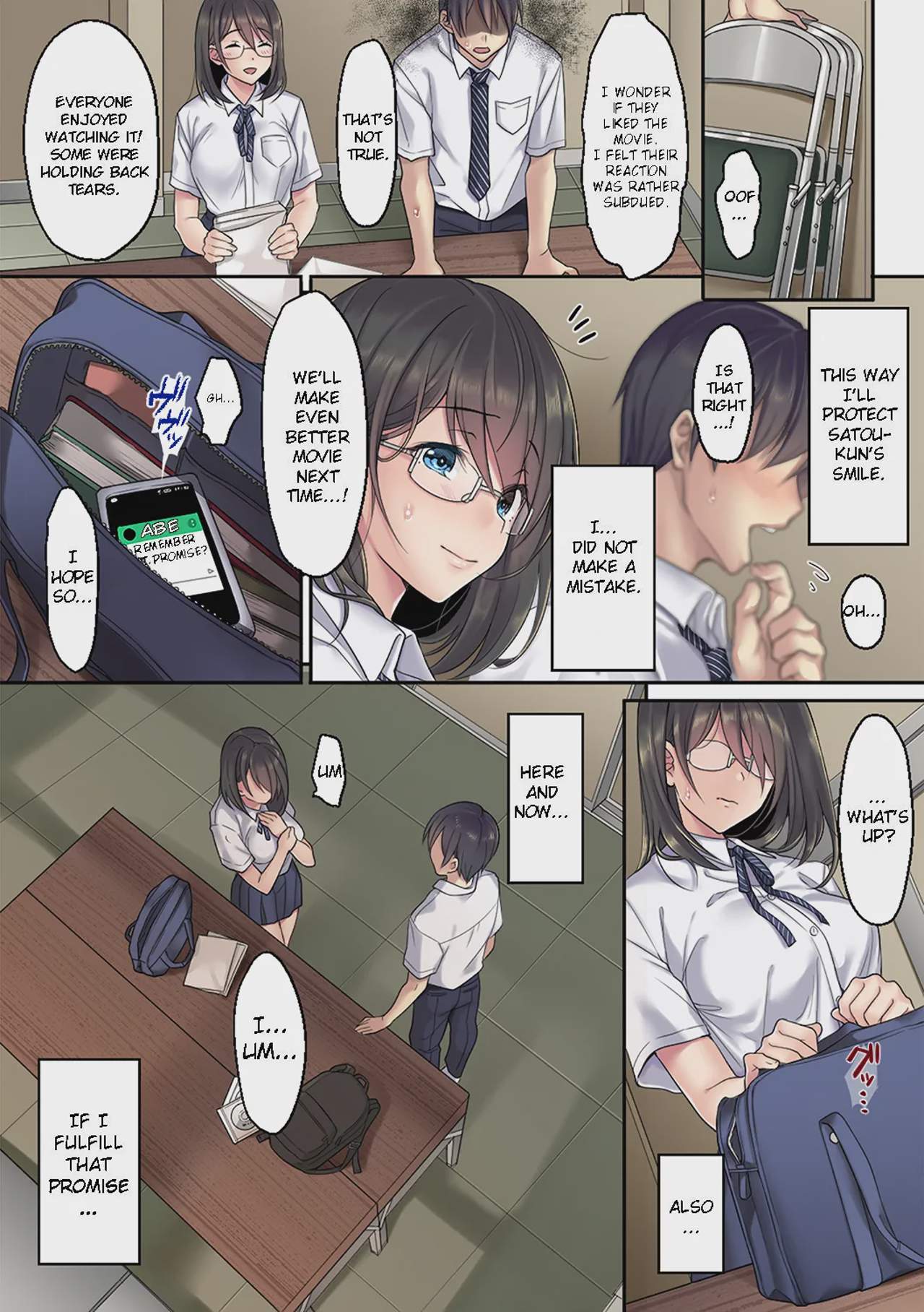 Art by airy_socks - Tagged handjob, kissing, airy_socks, blowjob, sole_female, condom, glasses, virginity, voyeurism, nipple_stimulation, blackmail, netorare, schoolboy_uniform, big_breasts, rape, schoolgirl_uniform, nakadashi