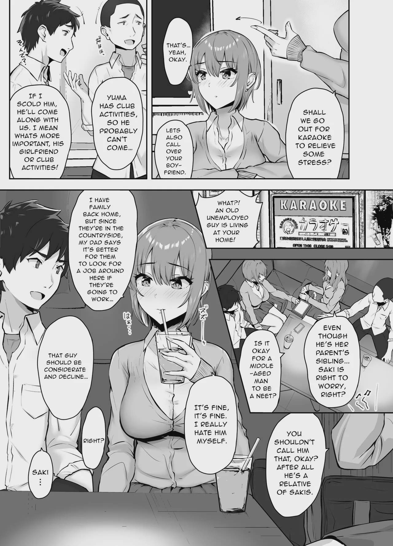 Art by caruta, mocchimochiya - Tagged x-ray, sole_male, big_breasts, dilf, sole_female, nakadashi, netorare, multiple_orgasms, handjob, rape, bbm, hairy, mocchimochiya, caruta, fingering, schoolgirl_uniform, age_progression, niece