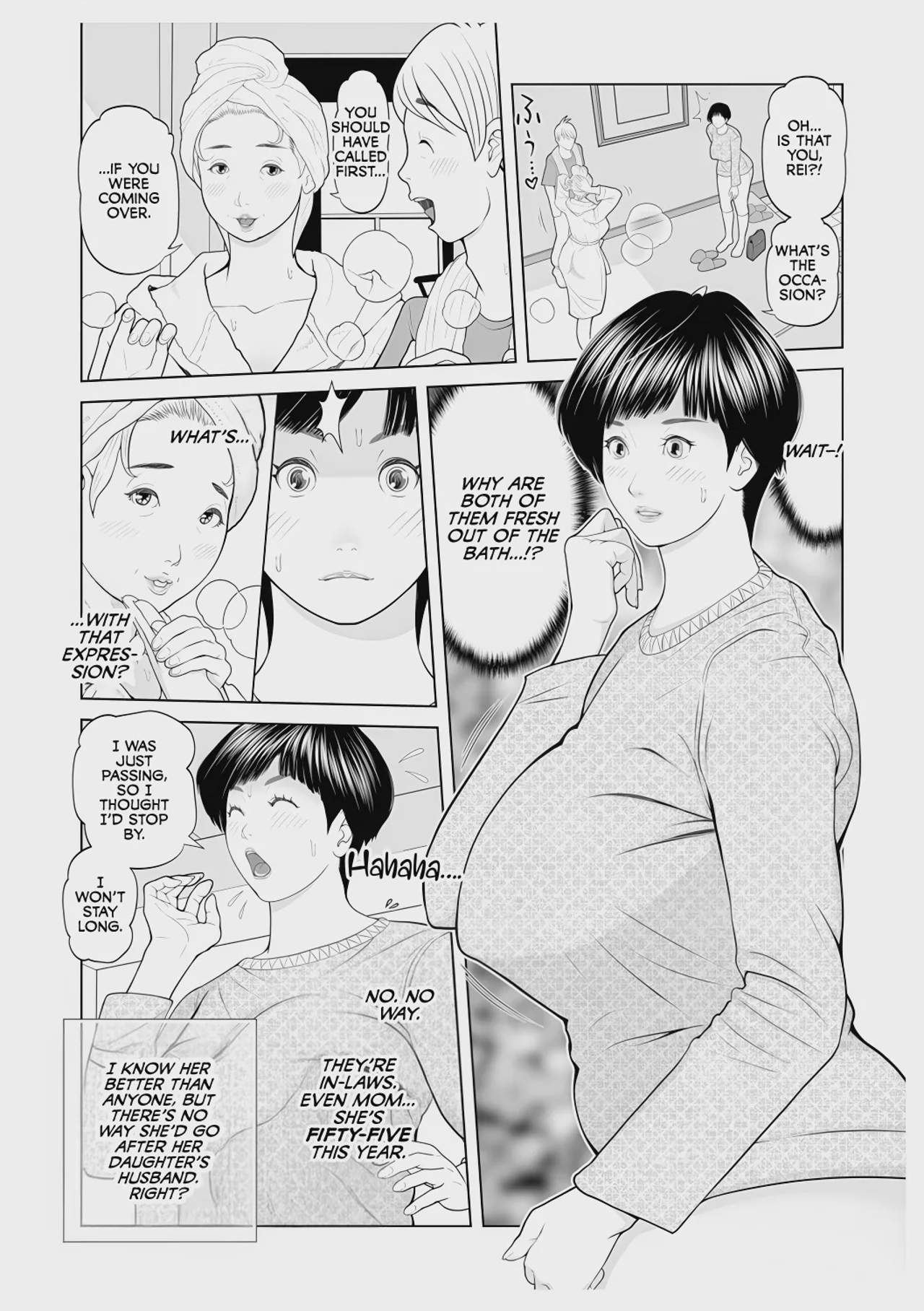 Art by akari_kyousuke - Tagged paizuri, blowjob, big_nipples, incest, cheating, pregnant, masturbation, daughter, akari_kyousuke, pixie_cut, netorare, big_breasts, kissing, inverted_nipples, milf, mother, big_penis, nakadashi, handjob