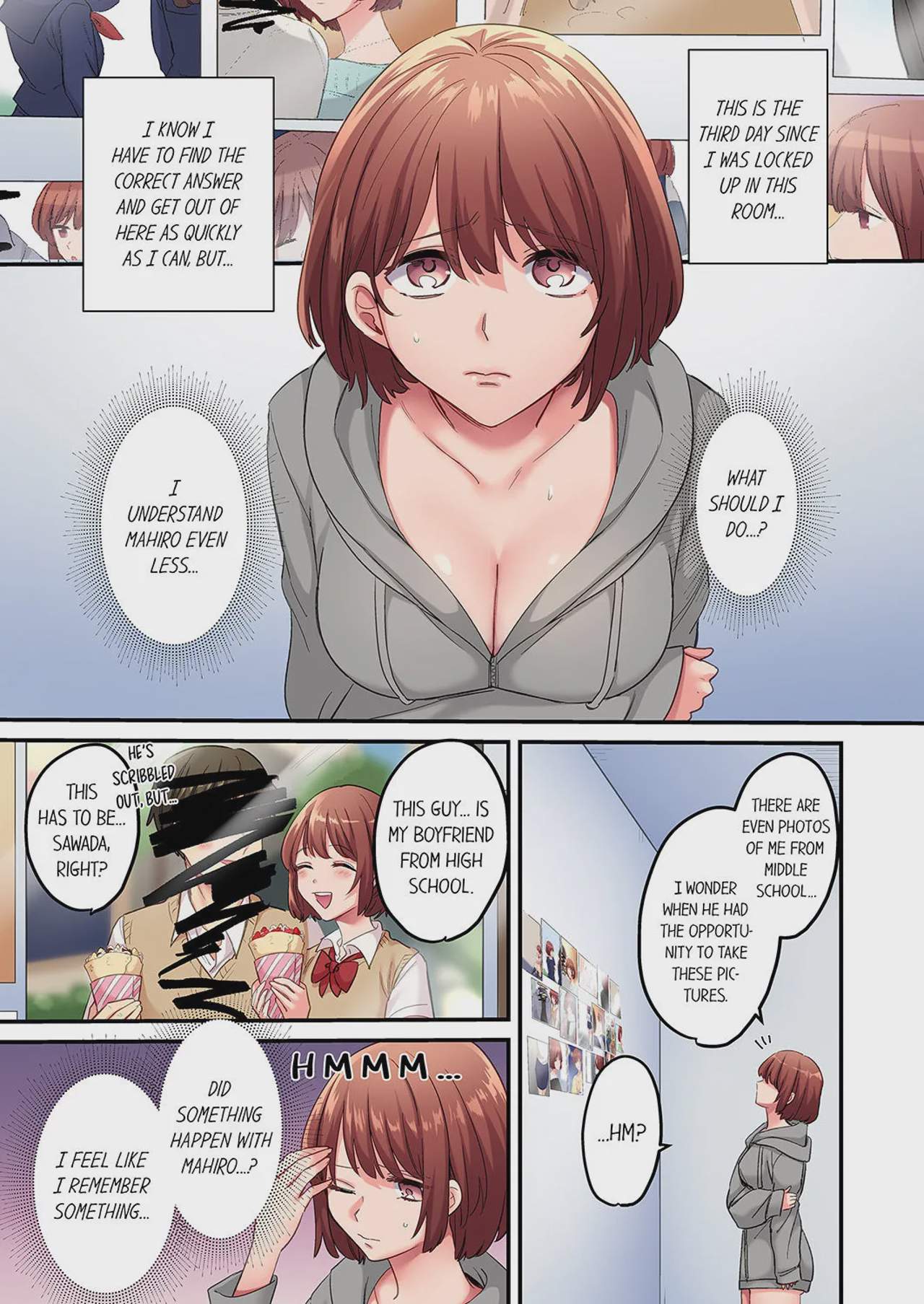Art by ayuhata_toba - Tagged netorare, big_breasts, sole_female, ayuhata_toba, sole_male, cunnilingus