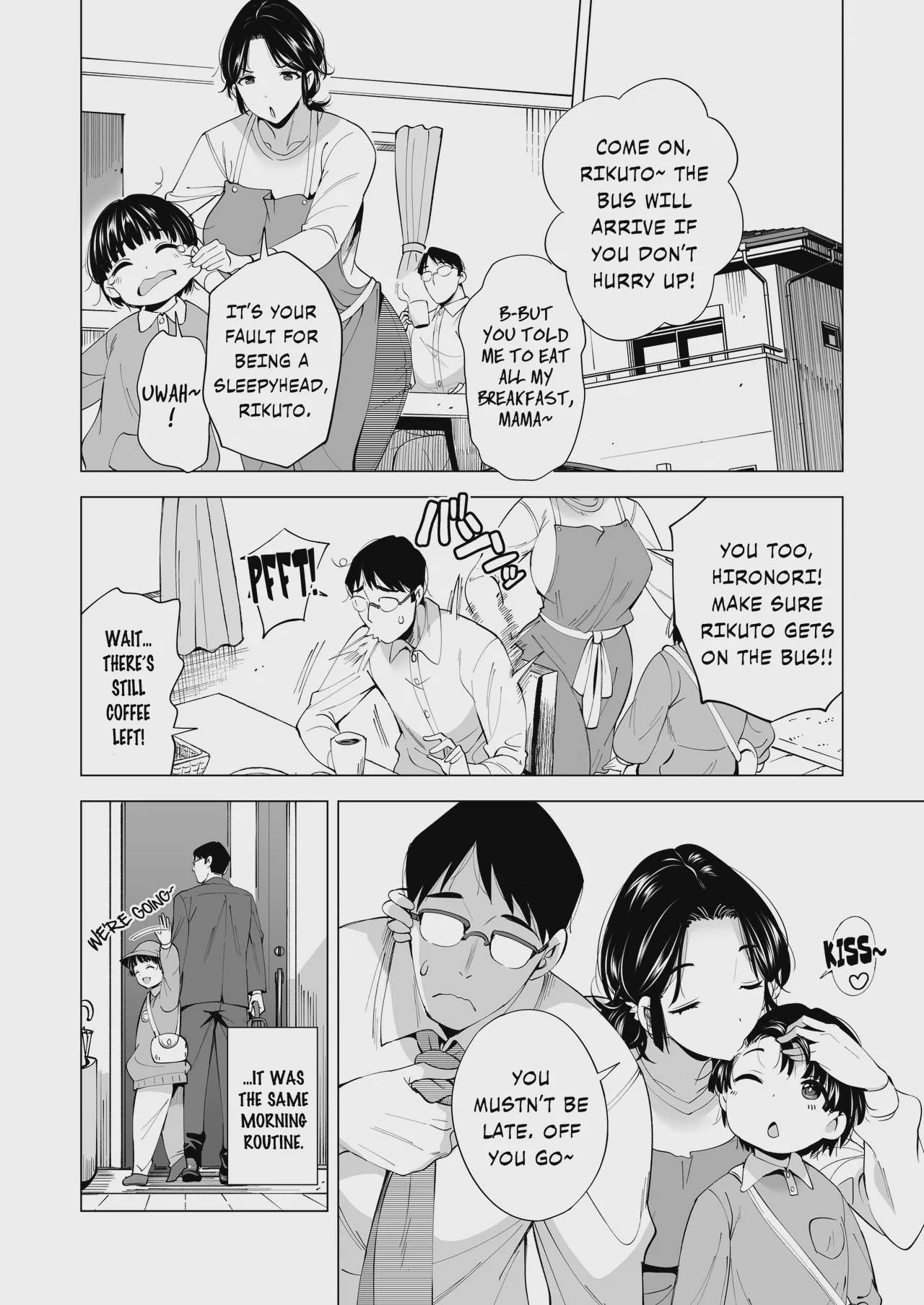 Art by aburi_saamon_maru, maguro_coffee - Tagged blowjob_face, ponytail, bbm, aburi_saamon_maru, hidden_sex, dark_skin, sole_female, impregnation, bald, ahegao, cheating, blackmail, big_breasts, huge_breasts, milf, netorare, blowjob, paizuri, dilf, maguro_coffee
