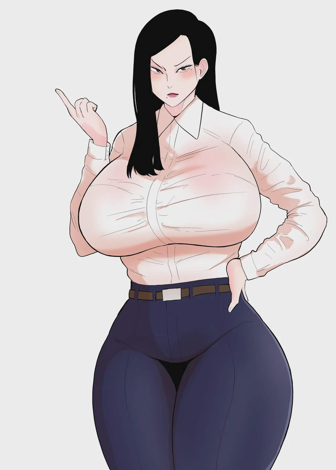 Art by creople, crepe_crepe - Tagged blowjob_face, body_writing, sole_female, beauty_mark, milf, hairy, cheating, nakadashi, gyaru-oh, creople, bdsm, big_breasts, impregnation, huge_breasts, sole_male, crepe_crepe, blowjob, netorare, dark_skin