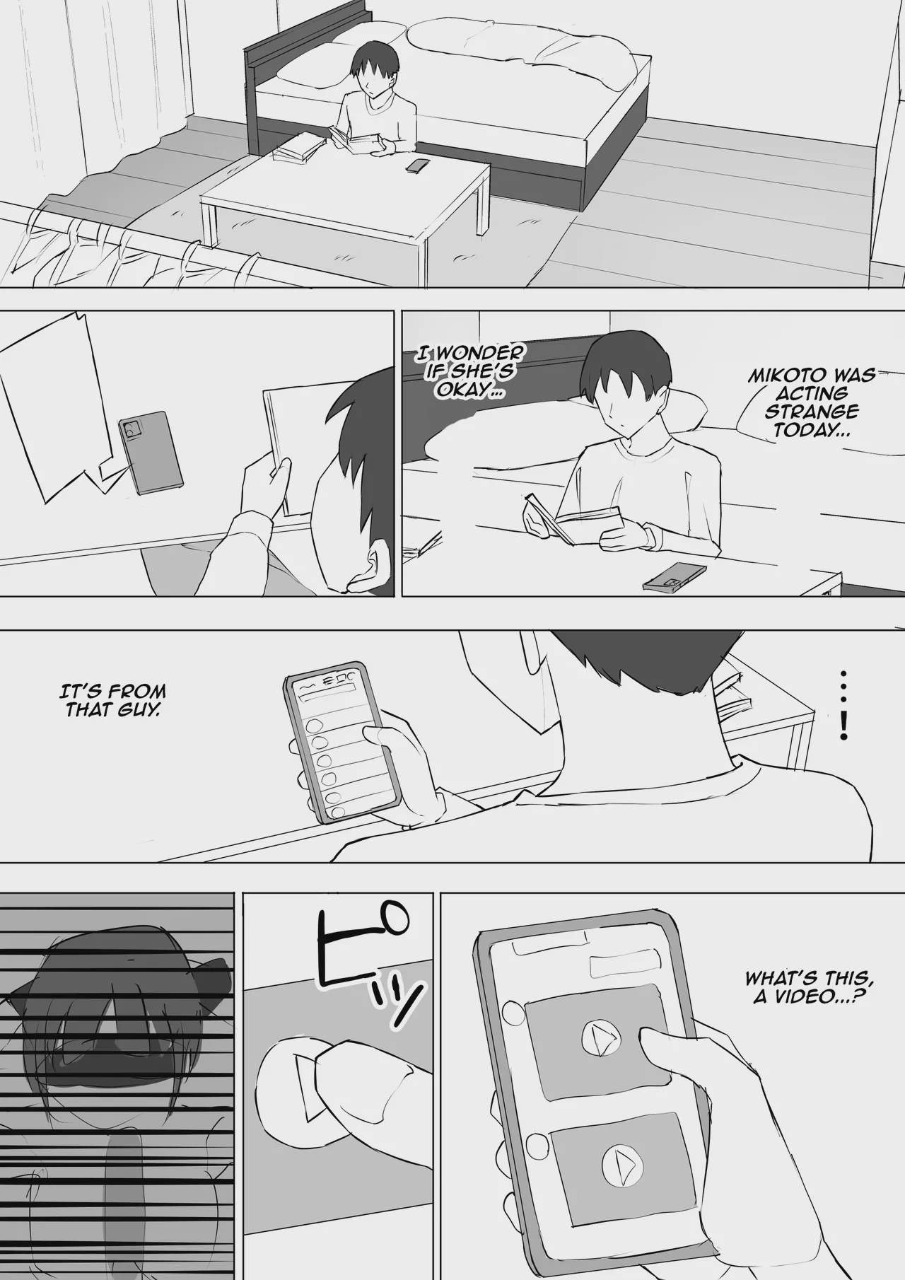 Art by muripoyo - Tagged nakadashi, netorare, bondage, blackmail, fingering, blindfold, masturbation, sole_female, cheating, x-ray, kissing, condom, femdom, blowjob, muscle, muripoyo, blowjob_face, netorase, filming, big_breasts, small_penis