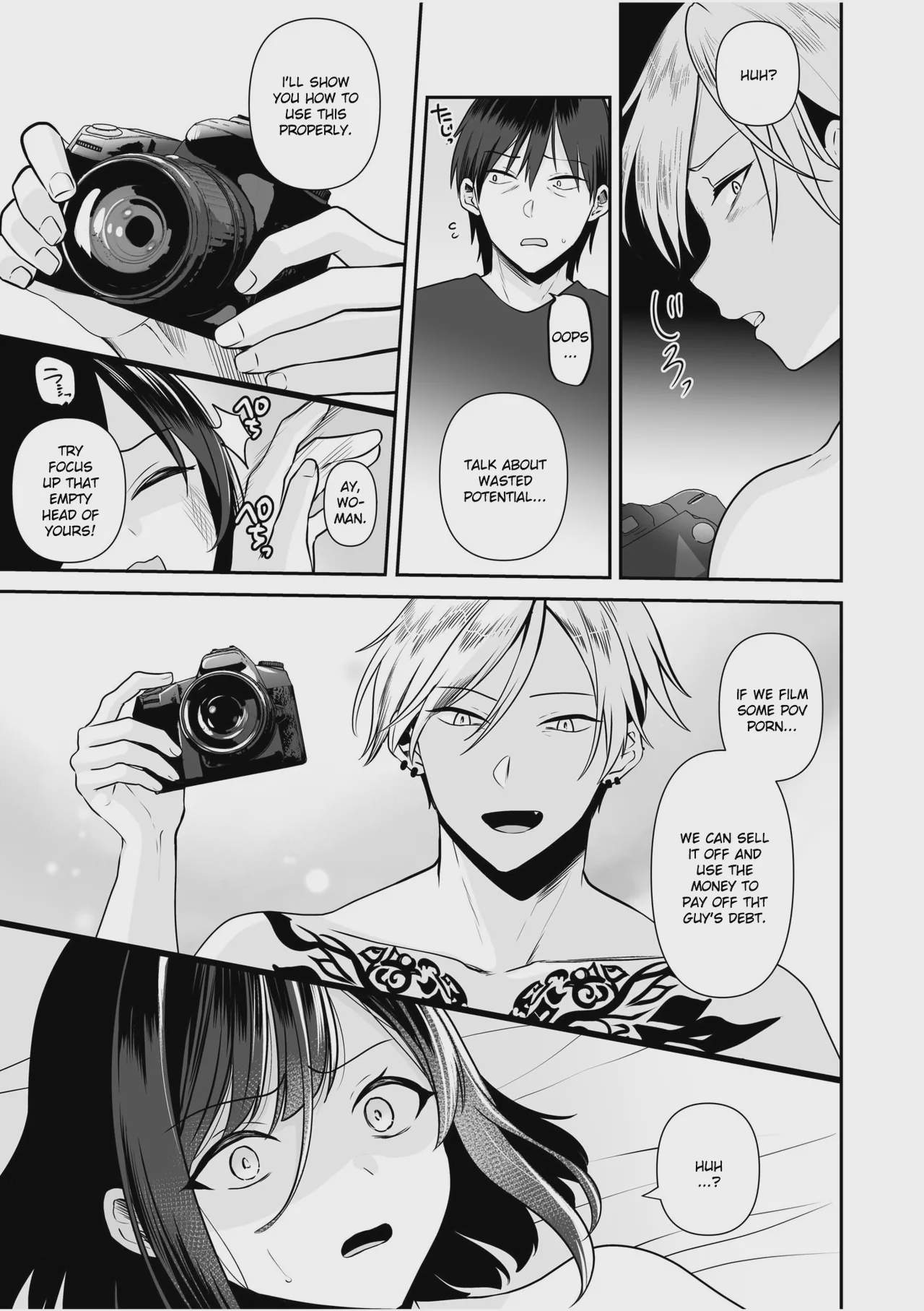Art by yunamaro - Tagged rape, large_tattoo, yunamaro, ahegao, kissing, filming, sole_female, cashier, blackmail, big_breasts, netorare