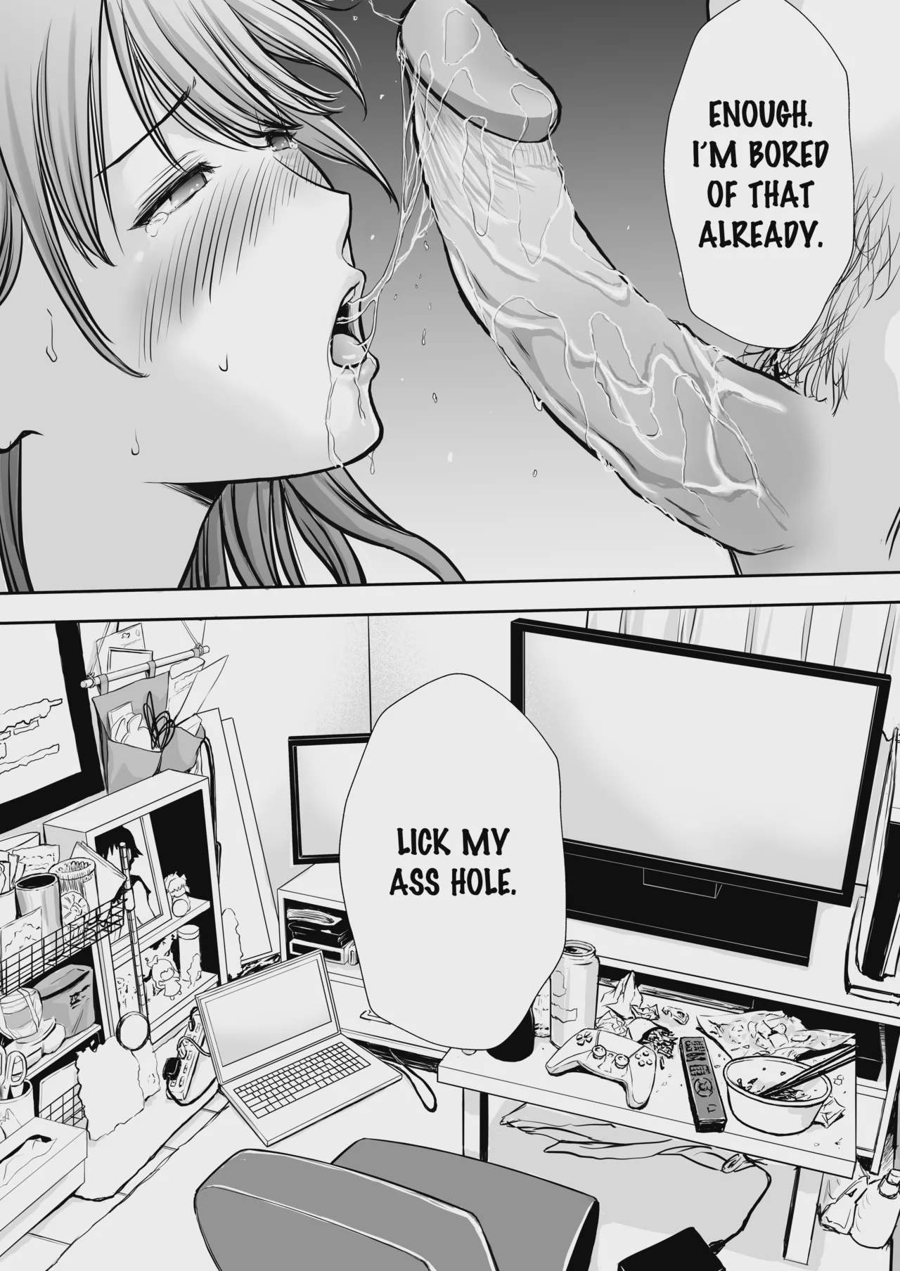 Art by tarobaumu - Tagged big_breasts, sole_female, bdsm, kissing, blowjob, slave, sex_toys, rimjob, multiple_orgasms, blowjob_face, netorare, nakadashi, beauty_mark, bbm, squirting, lingerie, tarobaumu, big_penis, milf, ahegao, asphyxiation, mother, glasses