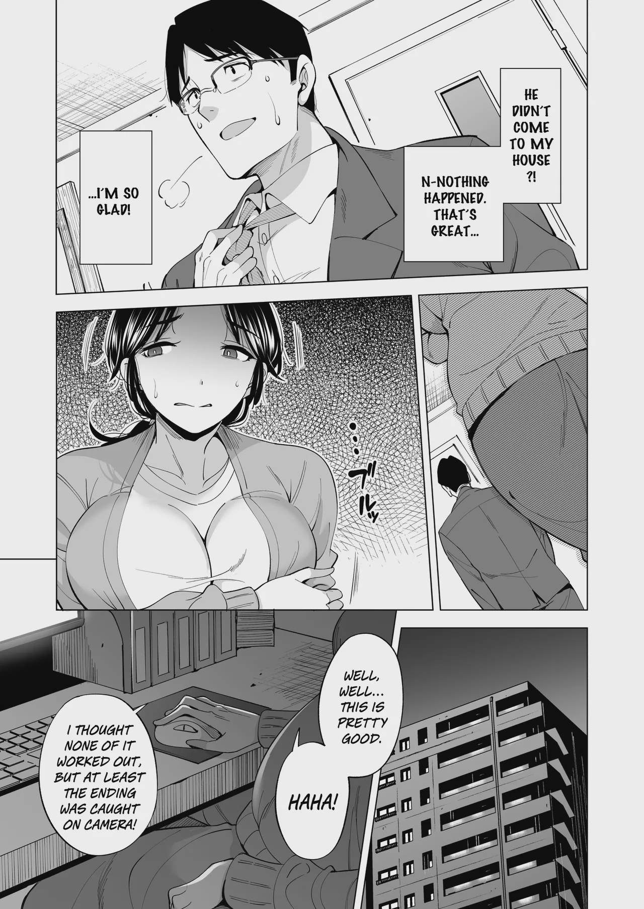 Art by aburi_saamon_maru, maguro_coffee - Tagged blowjob_face, ponytail, bbm, aburi_saamon_maru, hidden_sex, dark_skin, sole_female, impregnation, bald, ahegao, cheating, blackmail, big_breasts, huge_breasts, milf, netorare, blowjob, paizuri, dilf, maguro_coffee