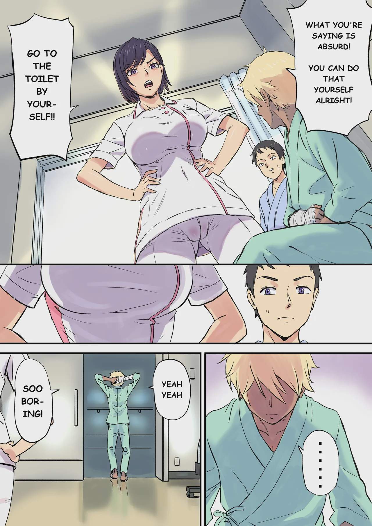 Art by shibire_hitsuji, papuka - Tagged gyaru-oh, mother, nurse, dark_skin, papuka, big_breasts, milf, sole_female, netorare, shibire_hitsuji, condom