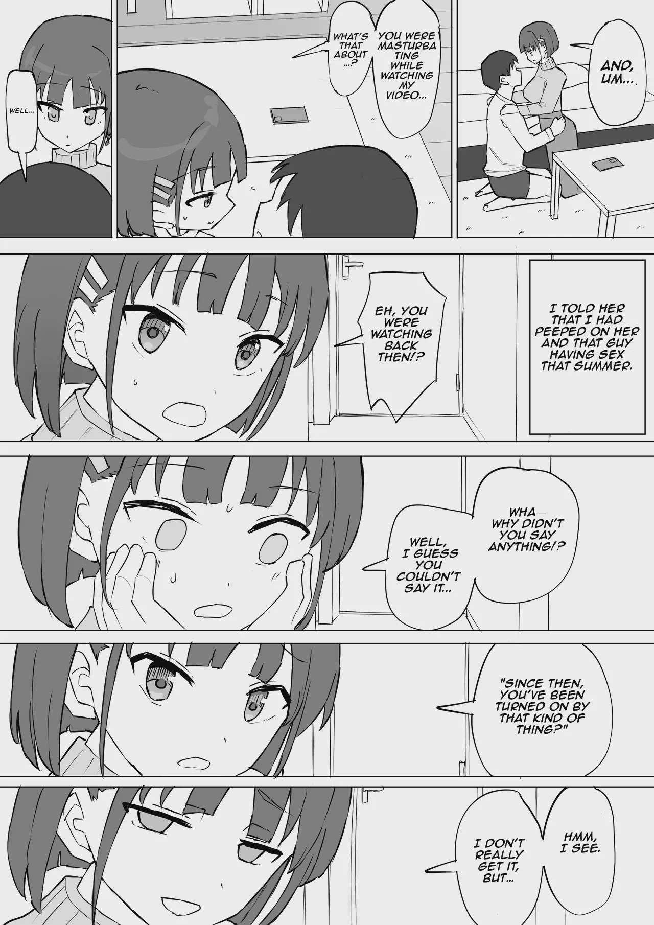 Art by muripoyo - Tagged nakadashi, netorare, bondage, blackmail, fingering, blindfold, masturbation, sole_female, cheating, x-ray, kissing, condom, femdom, blowjob, muscle, muripoyo, blowjob_face, netorase, filming, big_breasts, small_penis