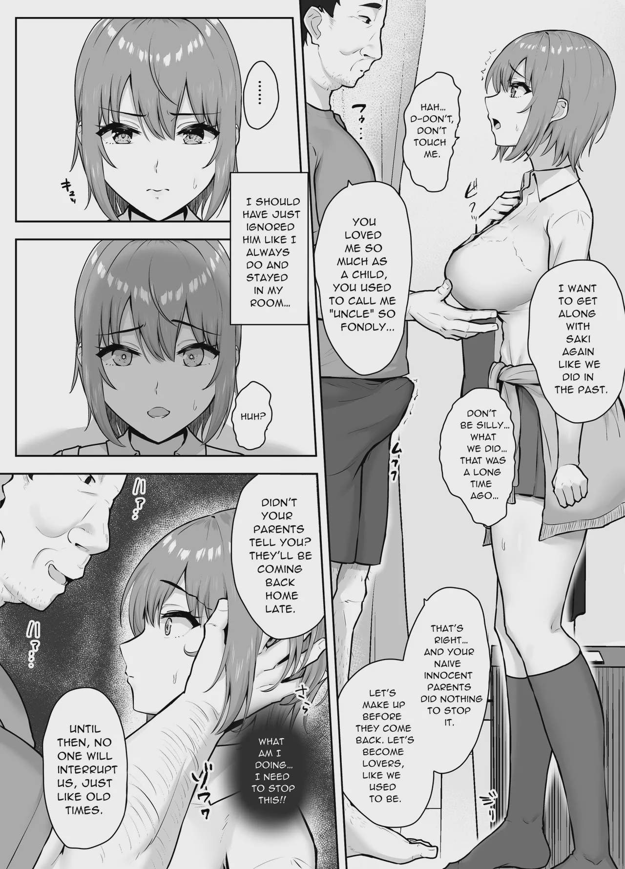 Art by caruta, mocchimochiya - Tagged x-ray, sole_male, big_breasts, dilf, sole_female, nakadashi, netorare, multiple_orgasms, handjob, rape, bbm, hairy, mocchimochiya, caruta, fingering, schoolgirl_uniform, age_progression, niece