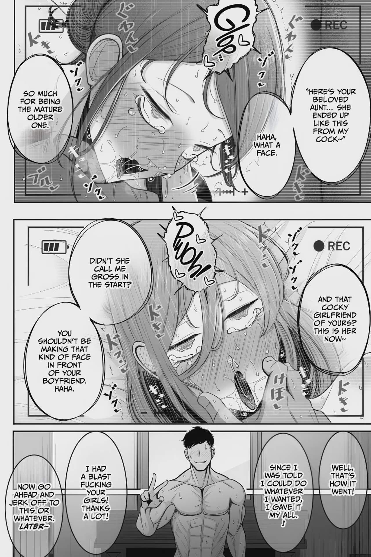 Art by bekkou_kansoku, bekkou_kansoku - Tagged collar, netorare, cousin, facesitting, ahegao, milf, bekkou_kansoku, big_breasts, multimouth_blowjob, filming, crying, moral_degeneration, netorase, huge_breasts, swinging, rimjob, oyakodon, aunt, blowjob, muscle, small_penis, sex_toys, blowjob_face, big_penis