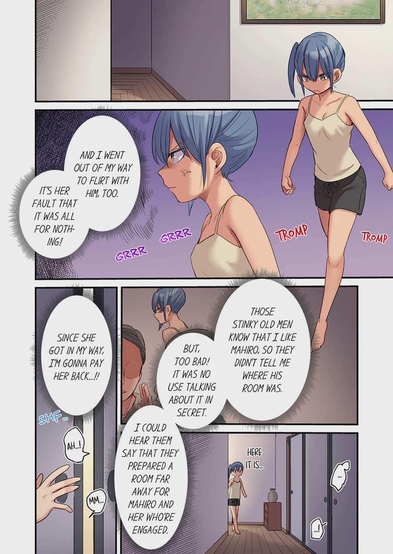 Art by ayuhata_toba - Tagged netorare, big_breasts, sole_female, ayuhata_toba, sole_male, cunnilingus