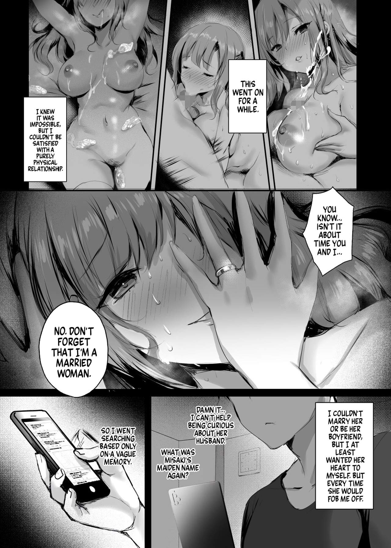Art by mafuyu - Tagged x-ray, widow, netorare, sole_female, stockings, mafuyu, big_breasts