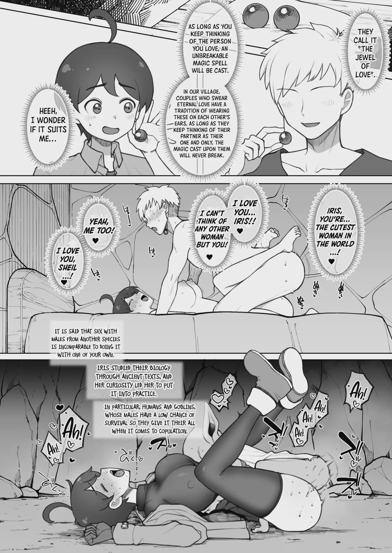 Art by terasu_mc - Tagged pregnant, piercing, impregnation, goblin, smalldom, big_breasts, stockings, terasu_mc, eggs, mind_break, big_penis, ahegao, nakadashi, netorare, monster, x-ray, humiliation, cheating