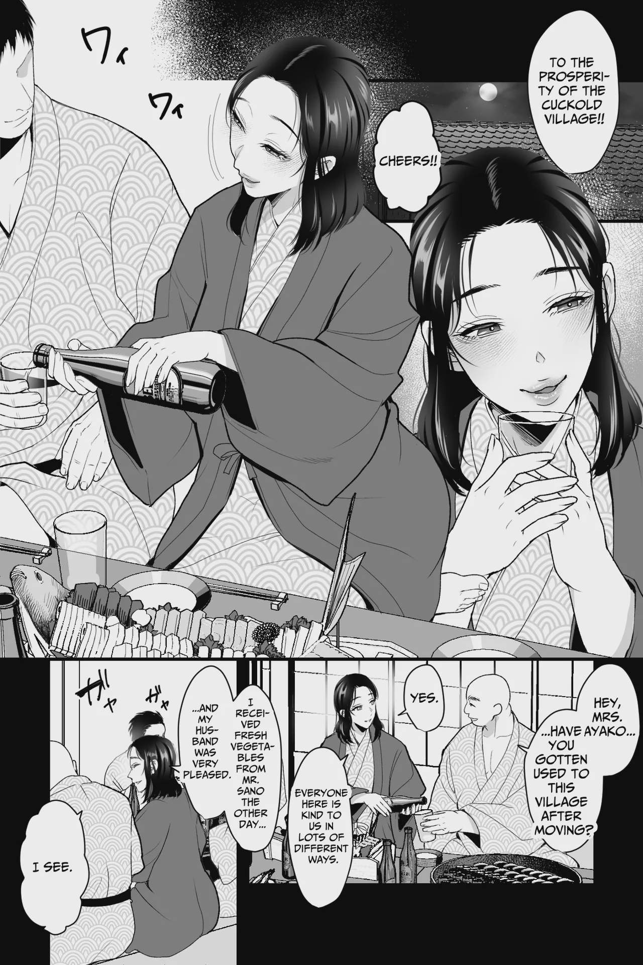 Art by ginen, ginshio_honpo - Tagged ginshio_honpo, crying, anal, cunnilingus, ginen, fingering, filming, big_areolae, anal_intercourse, double_penetration, netorare, dilf, mind_break, blowjob, paizuri, drunk, milf, rape, big_breasts, sole_female, bald, blackmail