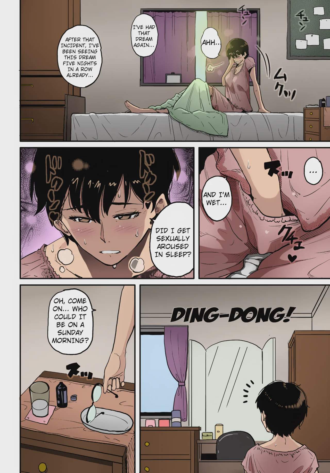 Art by hana_hook - Tagged bisexual, pixie_cut, fingering, bondage, blowjob, rape, paizuri, corruption, netorare, oyakodon, femdom, hana_hook, milf, blackmail, glasses