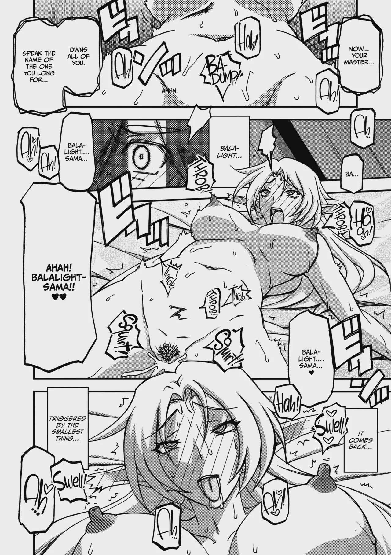 Art by sanbun_kyoden - Tagged masturbation, big_breasts, tentacles, sanbun_kyoden, sex_toys, unusual_pupils, mind_break, netorare, milf