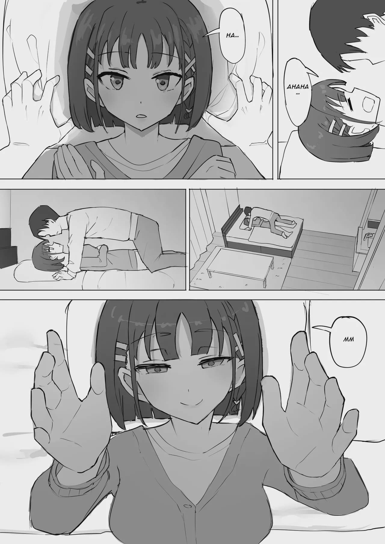 Art by muripoyo - Tagged nakadashi, netorare, bondage, blackmail, fingering, blindfold, masturbation, sole_female, cheating, x-ray, kissing, condom, femdom, blowjob, muscle, muripoyo, blowjob_face, netorase, filming, big_breasts, small_penis