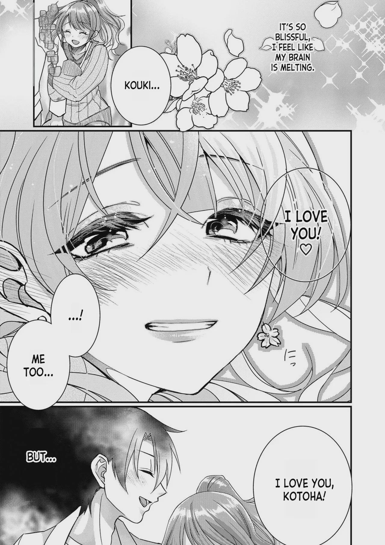 Art by satsuki_asha - Tagged ahegao, big_breasts, blowjob, kissing, ponytail, satsuki_asha, chikan, unusual_pupils, netorare