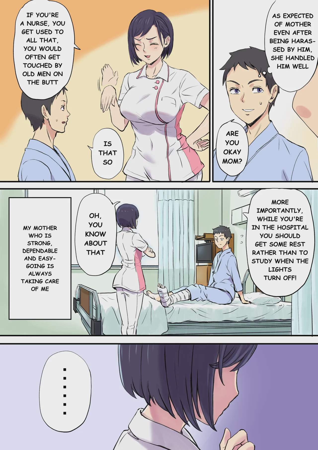 Art by shibire_hitsuji, papuka - Tagged gyaru-oh, mother, nurse, dark_skin, papuka, big_breasts, milf, sole_female, netorare, shibire_hitsuji, condom