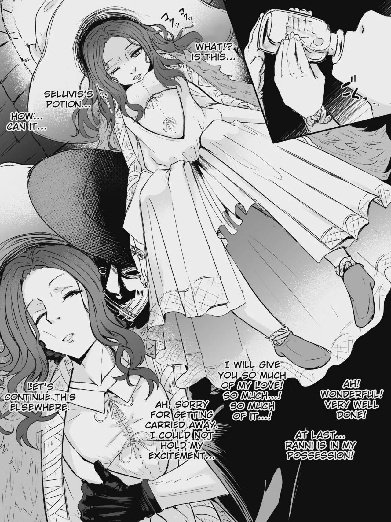 Art by washuu - Tagged washuu, furry, big_breasts, emotionless_sex, mind_control, nakadashi, amputee, drugs, witch, doll_joints, blowjob, netorare, rape
