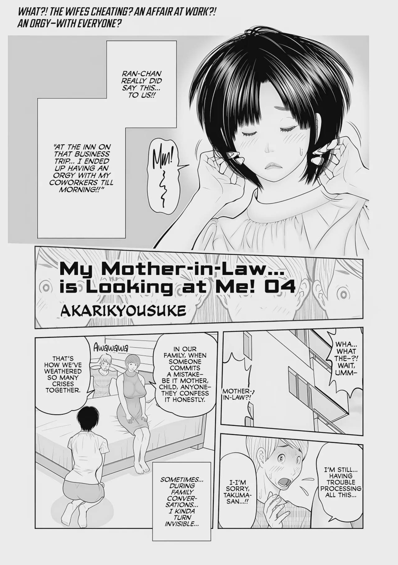 Art by akari_kyousuke - Tagged paizuri, blowjob, big_nipples, incest, cheating, pregnant, masturbation, daughter, akari_kyousuke, pixie_cut, netorare, big_breasts, kissing, inverted_nipples, milf, mother, big_penis, nakadashi, handjob