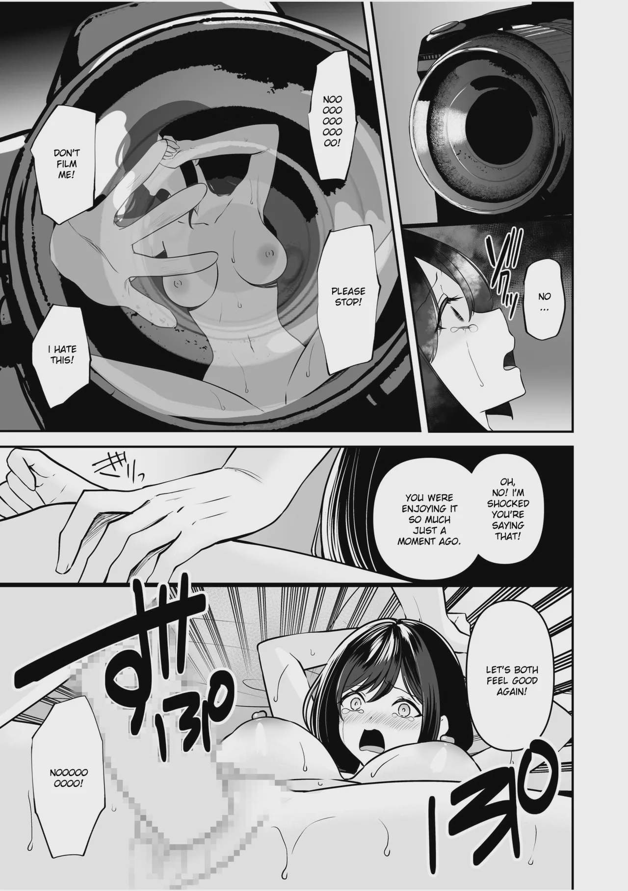 Art by yunamaro - Tagged rape, large_tattoo, yunamaro, ahegao, kissing, filming, sole_female, cashier, blackmail, big_breasts, netorare