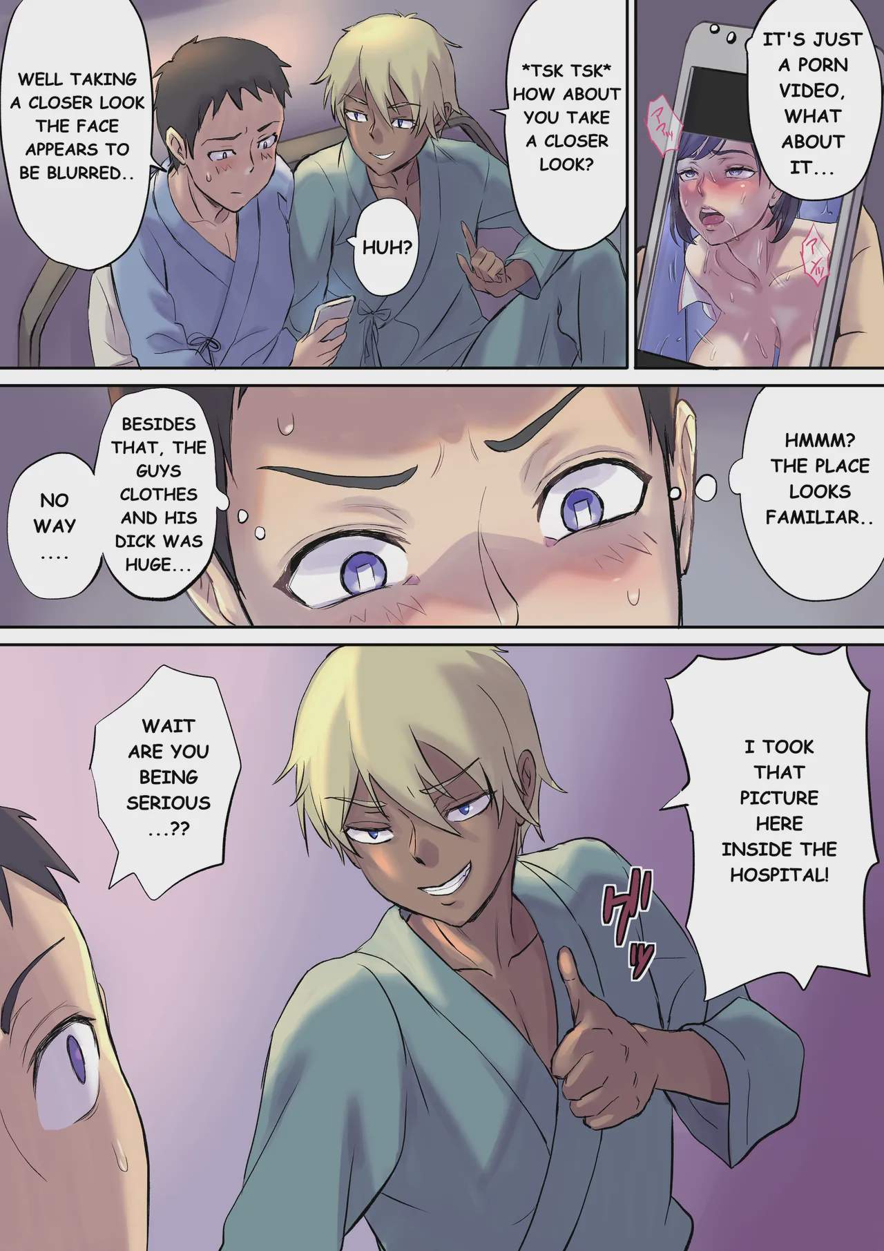 Art by shibire_hitsuji, papuka - Tagged gyaru-oh, mother, nurse, dark_skin, papuka, big_breasts, milf, sole_female, netorare, shibire_hitsuji, condom
