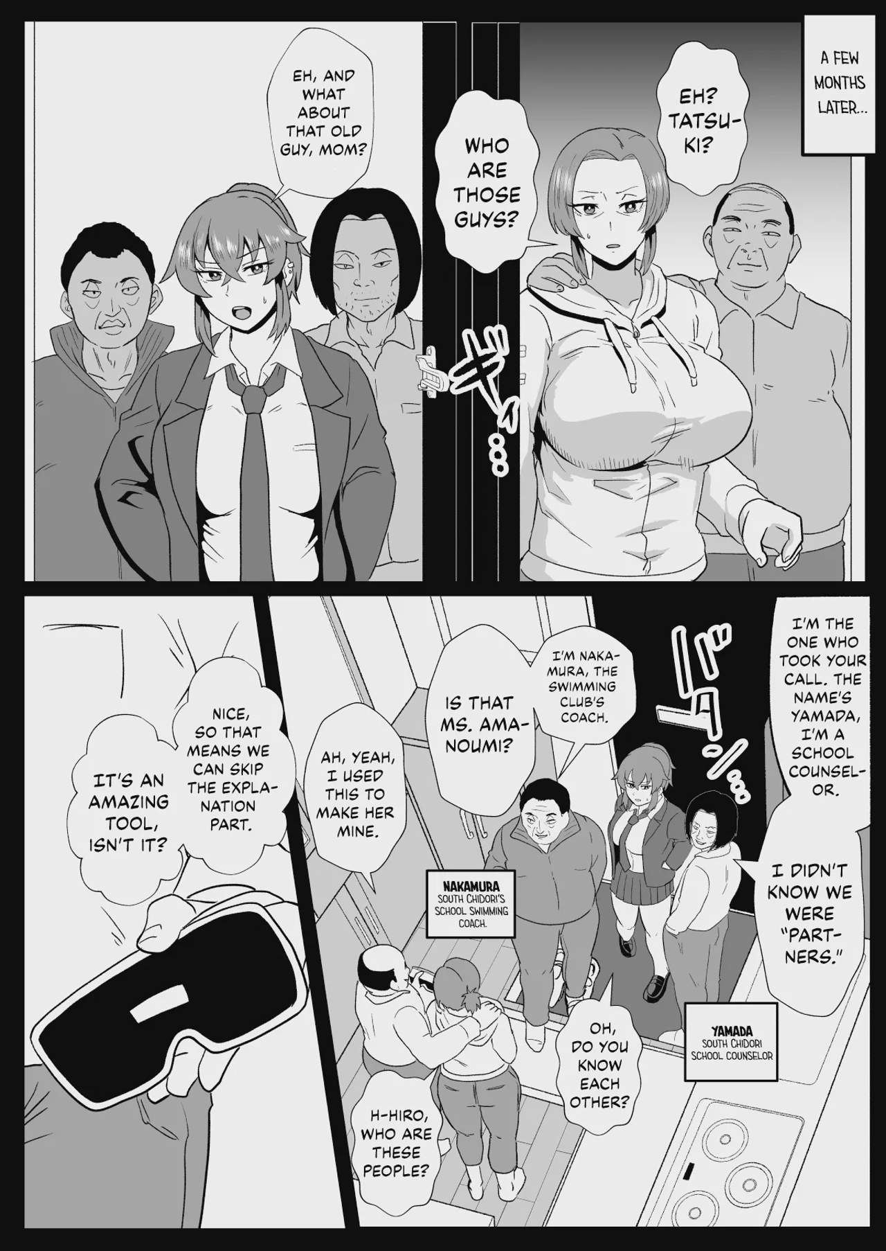 Art by protohotel, hotel_shikinseki - Tagged bbm, blowjob, moral_degeneration, impregnation, dilf, cheating, hotel_shikinseki, big_breasts, milf, bondage, mind_control, piercing, nakadashi, paizuri, pregnant, protohotel, netorare