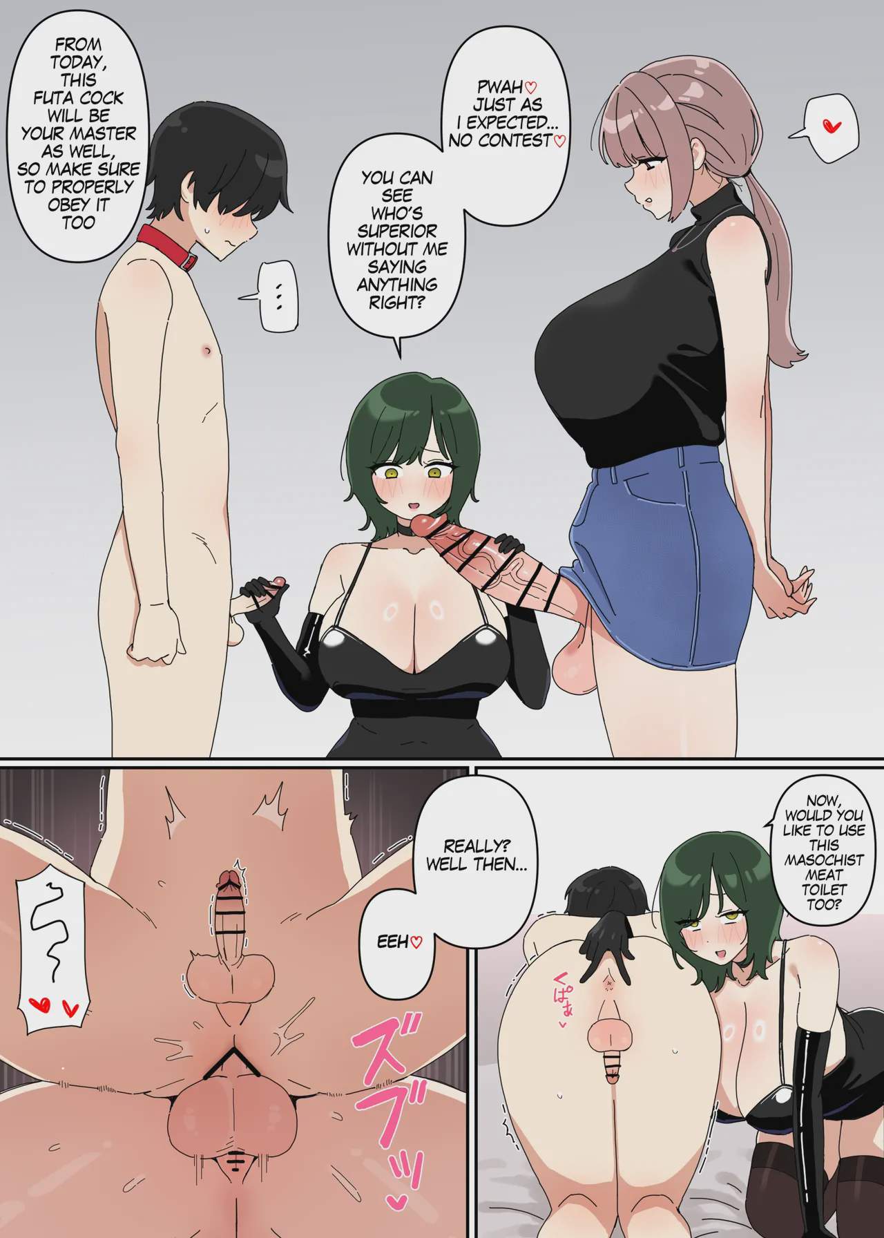Art by bingdak - Tagged humiliation, bisexual, dickgirl_on_female, sole_dickgirl, femdom, chastity_belt, full-packaged_futanari, sole_female, bdsm, gokkun, sole_male, netorare, dickgirl_on_male, stockings, collar, small_penis, leash, anal_intercourse, x-ray, sweating, gloves, facesitting, big_penis, condom, nipple_stimulation, futanari, ponytail, bingdak, anal, petplay, nakadashi, big_breasts