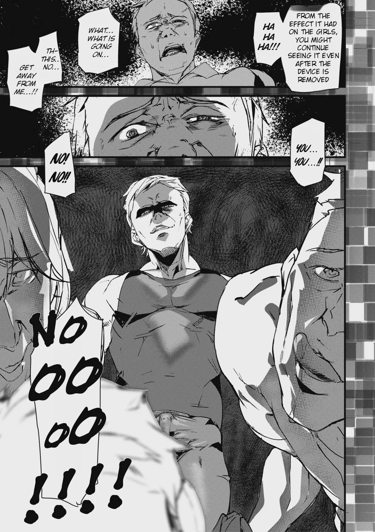 Art by ashiomi_masato - Tagged tanlines, drugs, footjob, humiliation, big_breasts, blood, ashiomi_masato, harem, netorare, mind_control, mind_break, nakadashi, femdom
