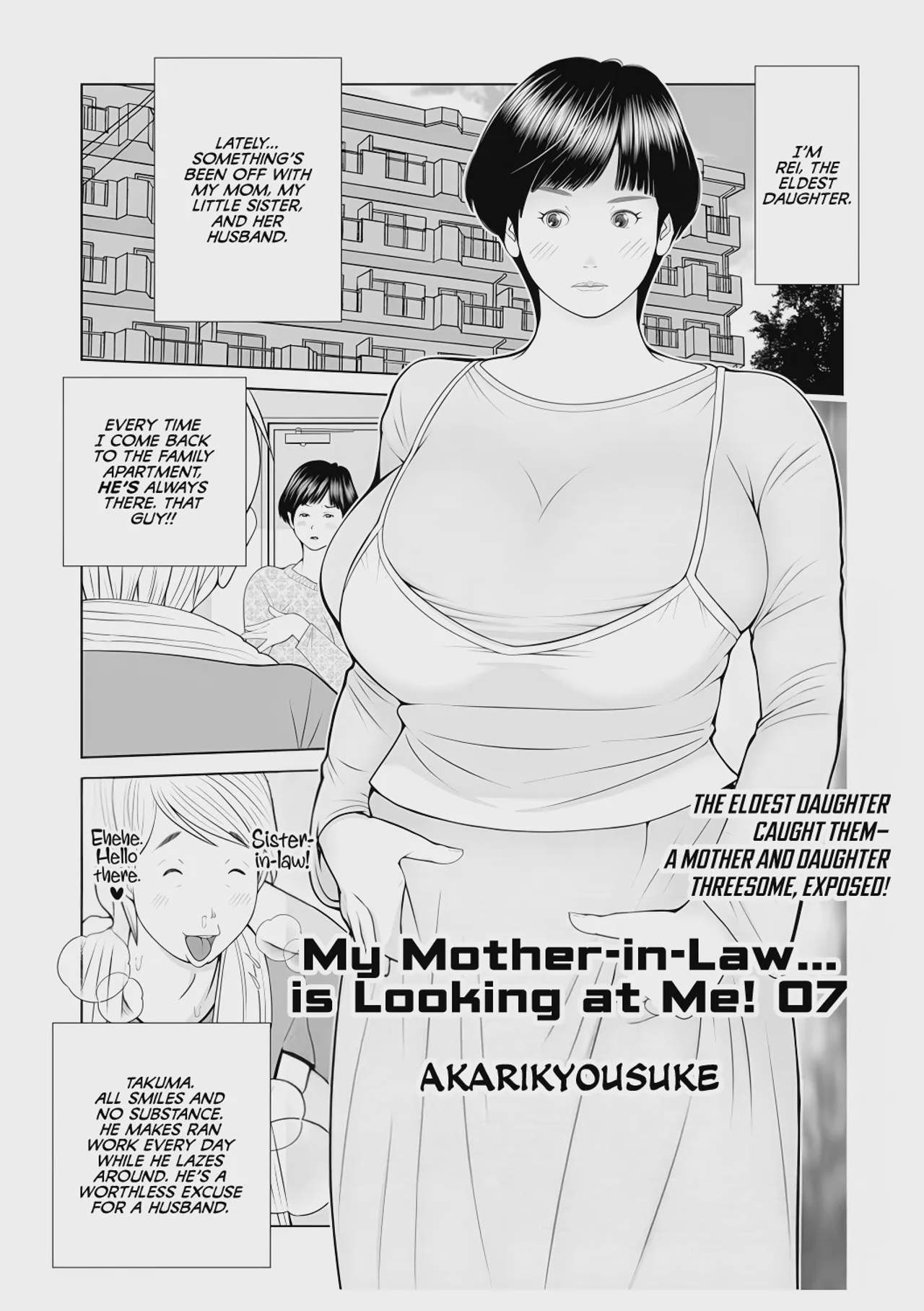 Art by akari_kyousuke - Tagged paizuri, blowjob, big_nipples, incest, cheating, pregnant, masturbation, daughter, akari_kyousuke, pixie_cut, netorare, big_breasts, kissing, inverted_nipples, milf, mother, big_penis, nakadashi, handjob