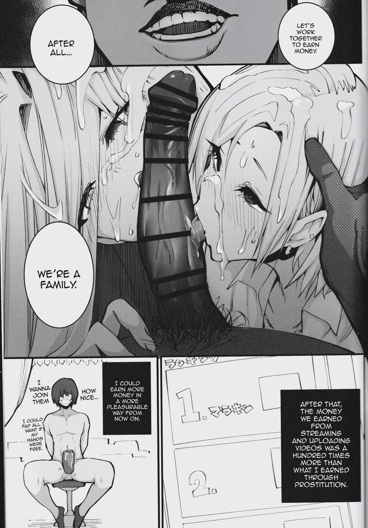 Art by andou_jirou, armadillo_daiji, armadillo - Tagged tall_man, andou_jirou, muscle, ahegao, armadillo_daiji, armadillo, filming, x-ray, oyakodon, big_breasts, stockings, paizuri, bondage, milf, gyaru, daughter, netorare, prostitution