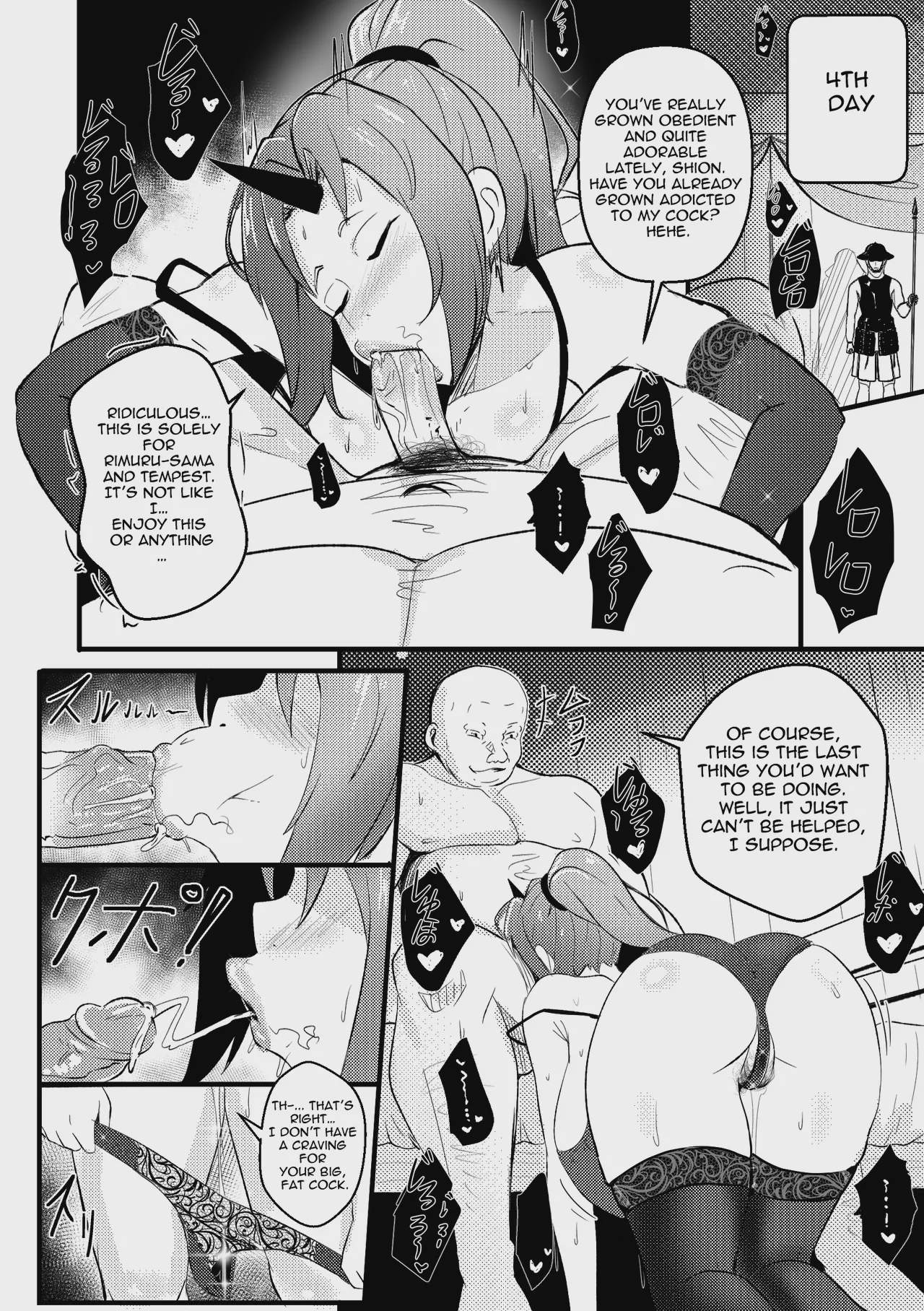 Art by merkonig - Tagged merkonig, piercing, horns, nipple_piercing, ponytail, hairy, big_breasts, netorare