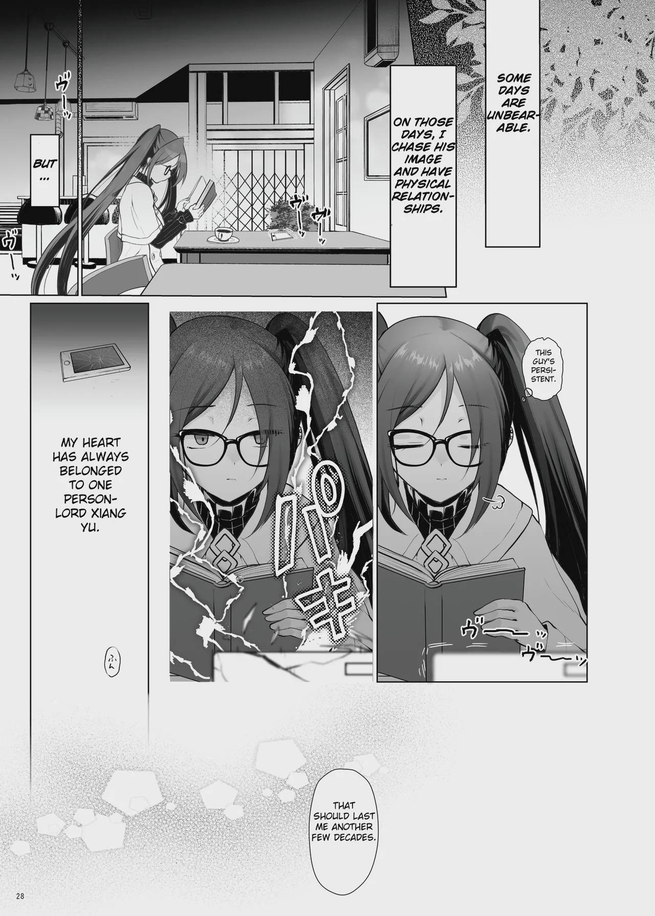 Art by hanao., kuma-tan_flash - Tagged sex_toys, netorare, condom, big_breasts, glasses, sole_male, x-ray, hanao., smoking, nakadashi, cheating, kuma-tan_flash, sole_female, twintails, hairy