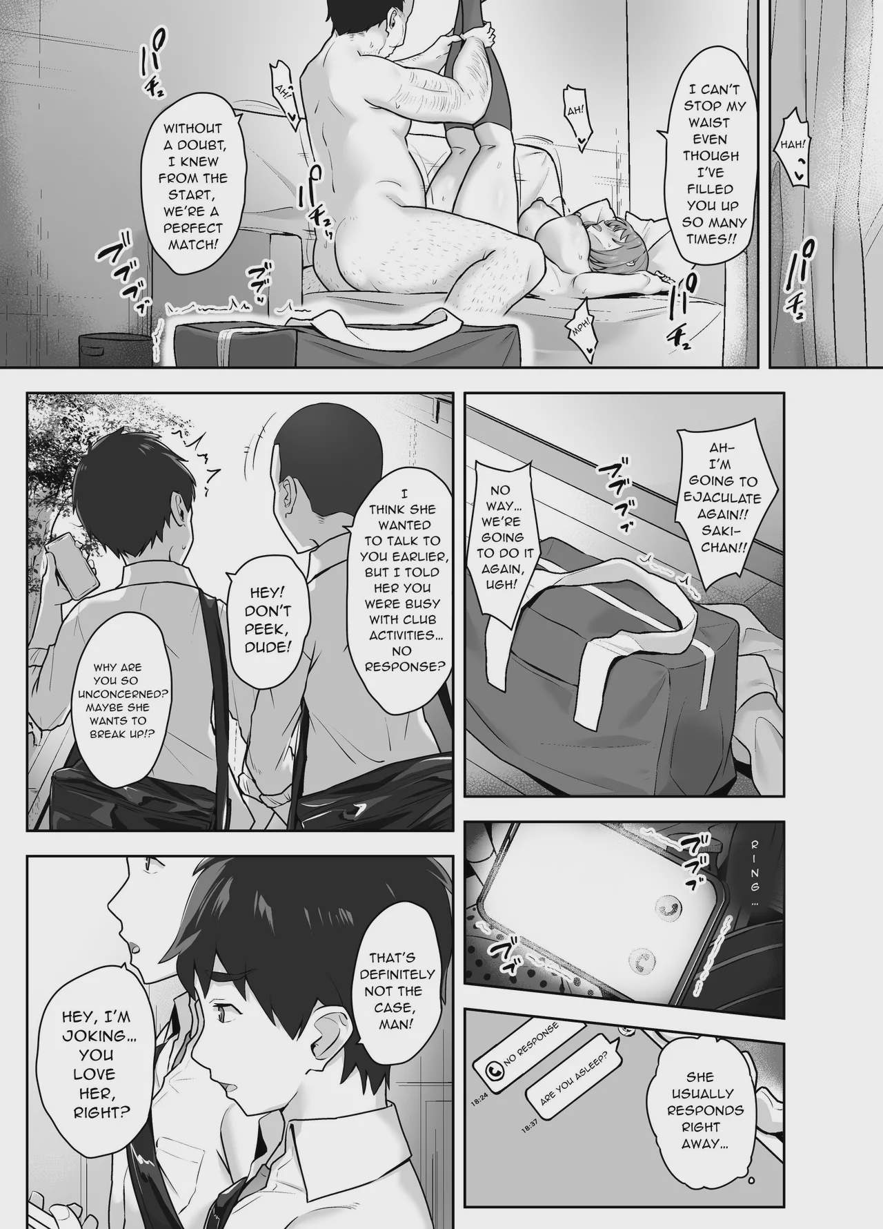 Art by caruta, mocchimochiya - Tagged x-ray, sole_male, big_breasts, dilf, sole_female, nakadashi, netorare, multiple_orgasms, handjob, rape, bbm, hairy, mocchimochiya, caruta, fingering, schoolgirl_uniform, age_progression, niece