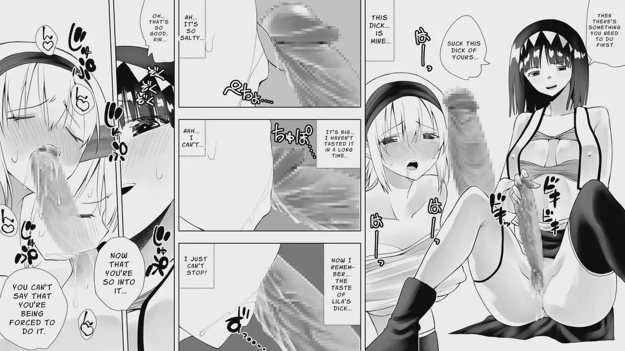 Art by kimura_rongaku - Tagged kimura_rongaku, detached_sleeves, fishnets, nakadashi, big_penis, netorare, mesuiki, paizuri, sole_female, stockings, futanari, sole_dickgirl, dickgirl_on_female, rape