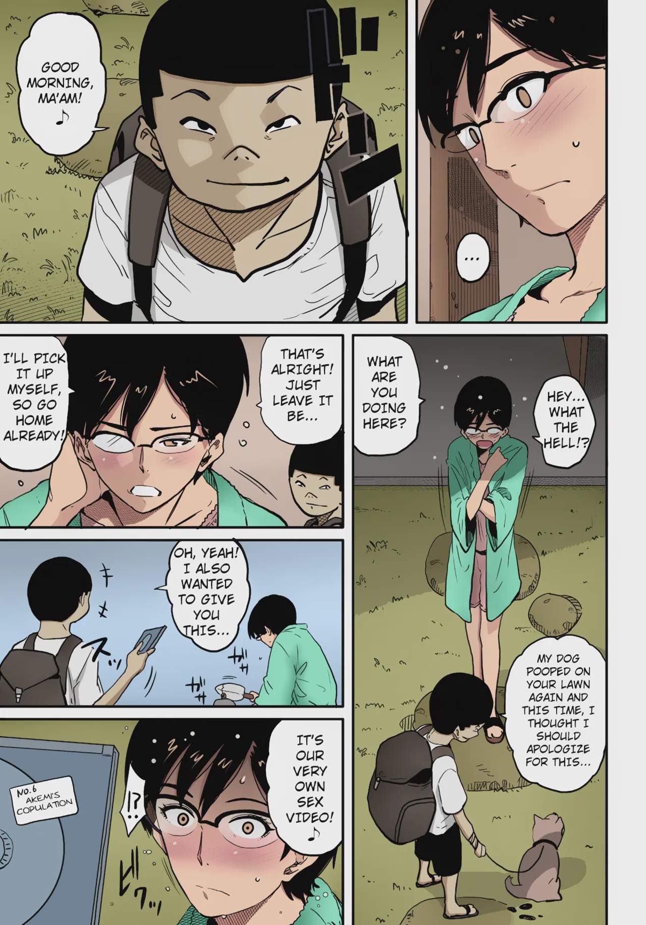 Art by hana_hook - Tagged bisexual, pixie_cut, fingering, bondage, blowjob, rape, paizuri, corruption, netorare, oyakodon, femdom, hana_hook, milf, blackmail, glasses