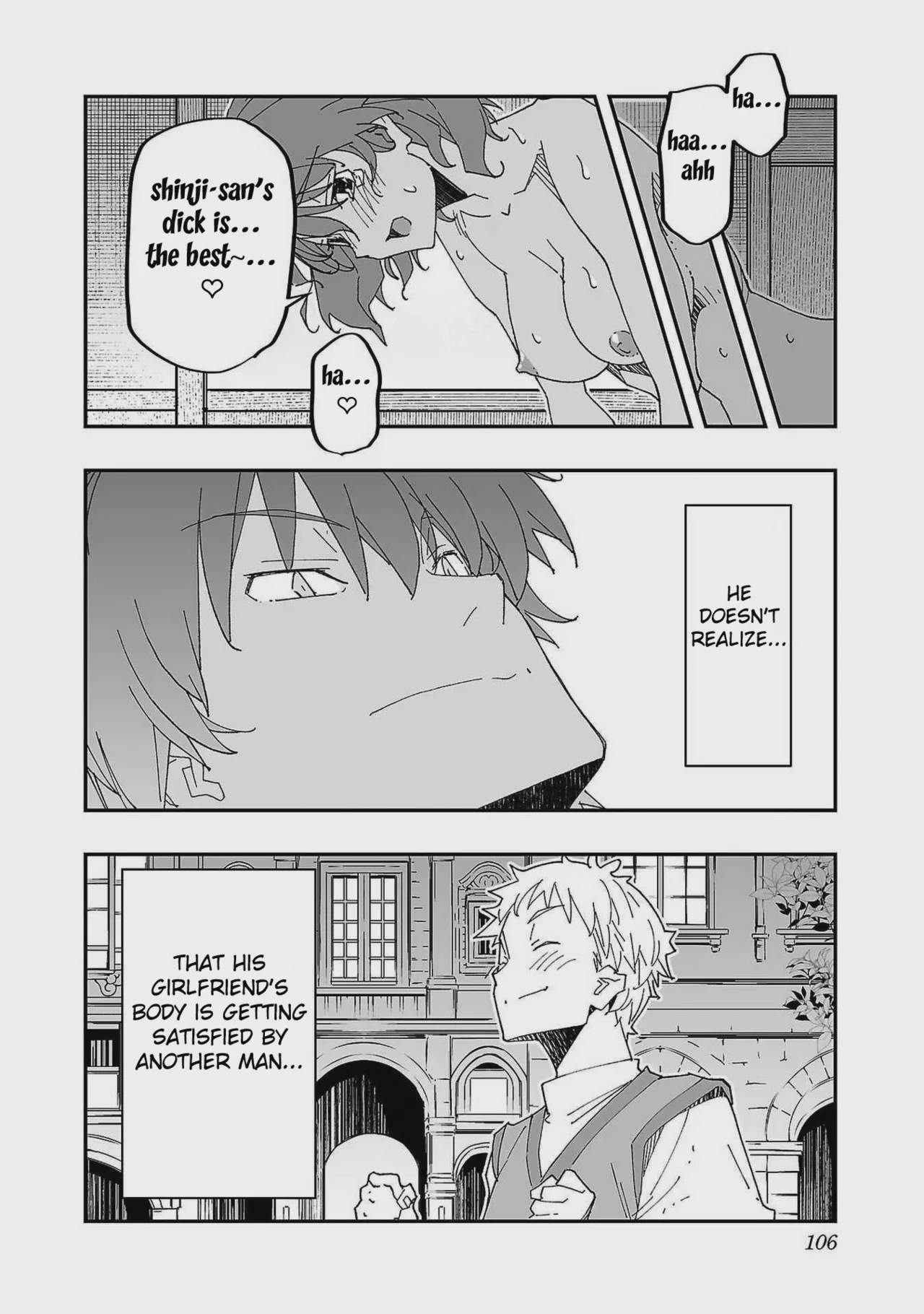 Art by itosugi_masahiro, makuwauni - Tagged big_breasts, netorare, ahegao, condom, itosugi_masahiro, makuwauni, paizuri, cheating, netorase, mind_control