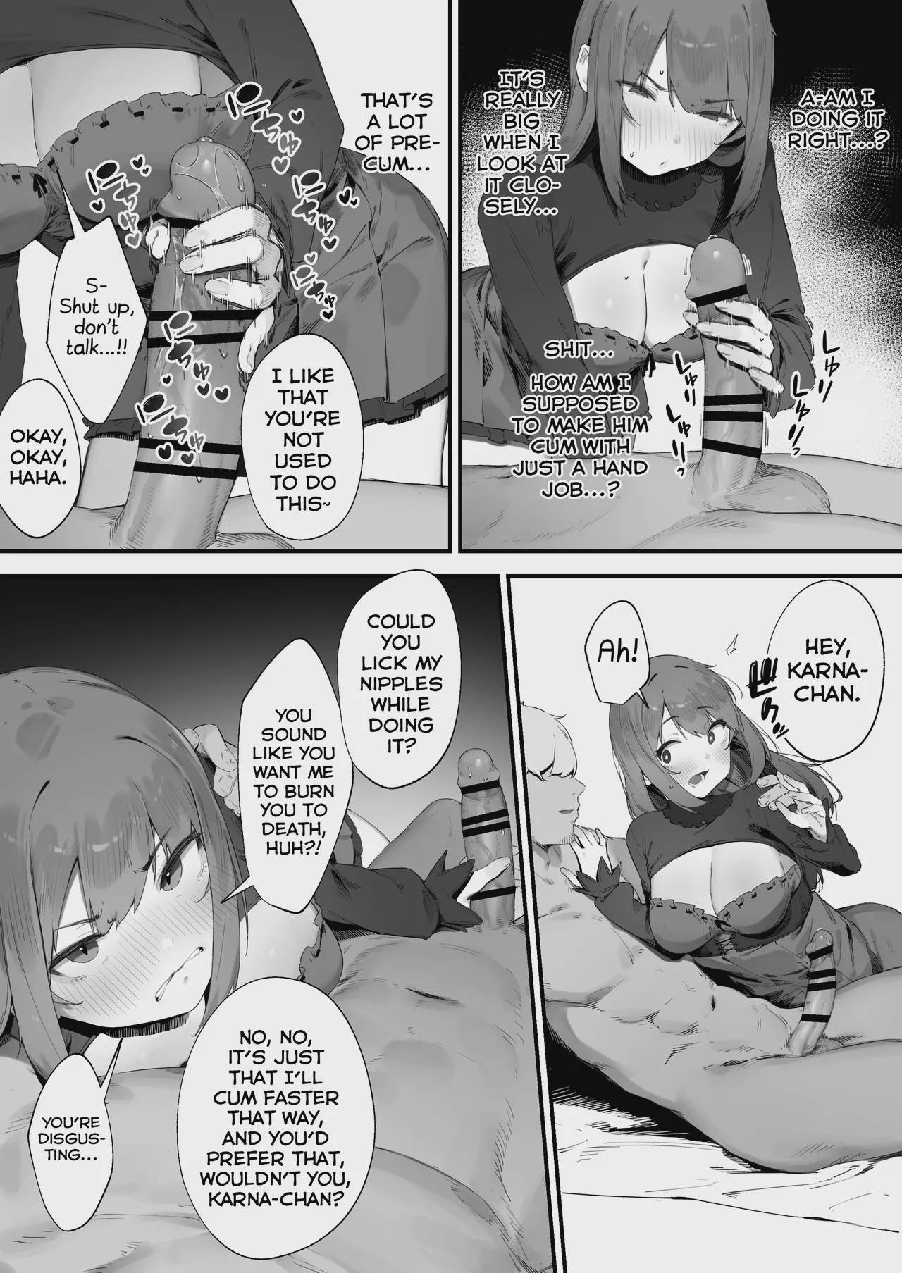 Art by nigiri_usagi - Tagged clothed_female_nude_male, blowjob, paizuri, kissing, big_ass, nakadashi, squirting, x-ray, nipple_stimulation, netorare, big_penis, dark_skin, fingering, big_breasts, gyaru-oh, blowjob_face, inverted_nipples, muscle, hidden_sex, sole_male, nigiri_usagi, ahegao