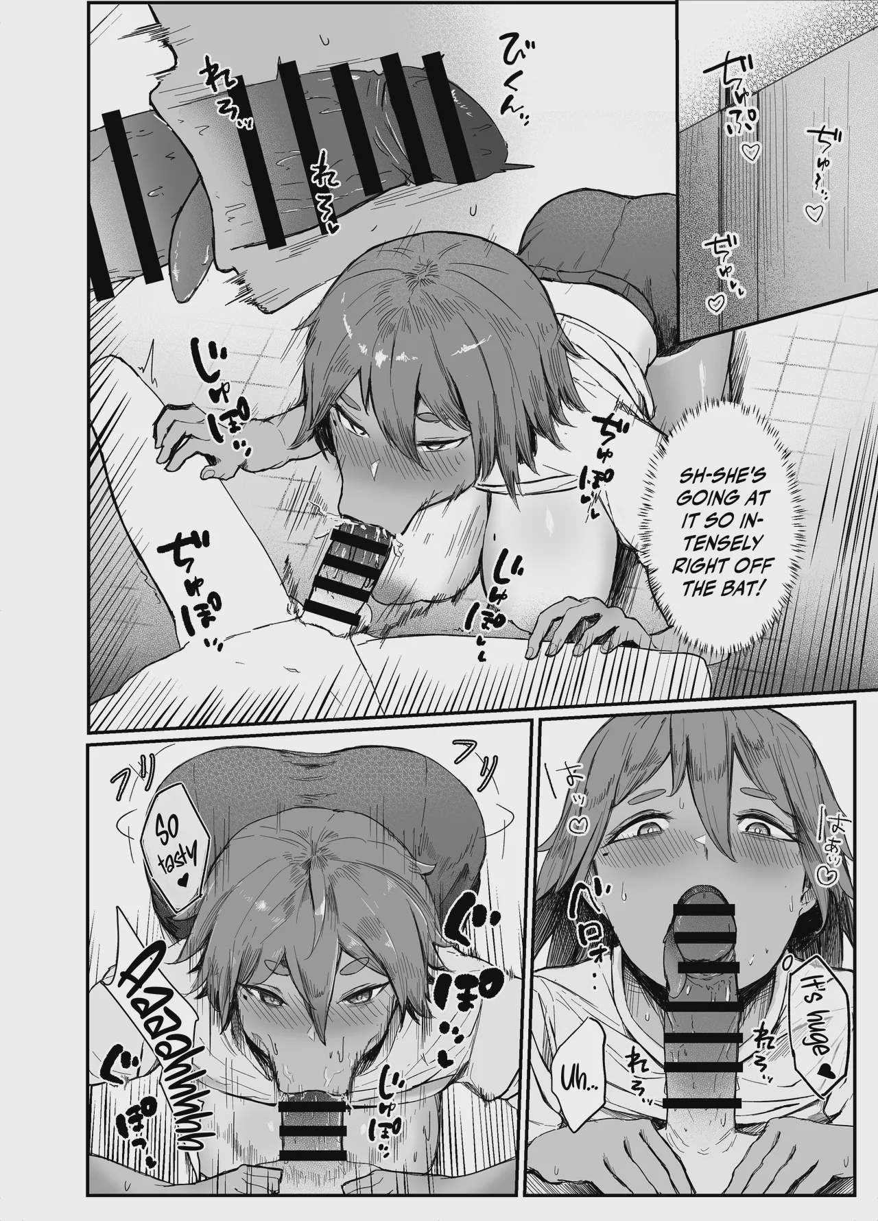 Art by abara-kun, rokkotsu-san - Tagged tall_girl, sole_female, abara-kun, hidden_sex, big_ass, x-ray, big_breasts, tanlines, big_penis, deepthroat, netorare, pixie_cut, femdom, cheating, nakadashi, rokkotsu-san, eye-covering_bang, beauty_mark, ahegao, blowjob_face, tomboy, blowjob, sole_male, condom